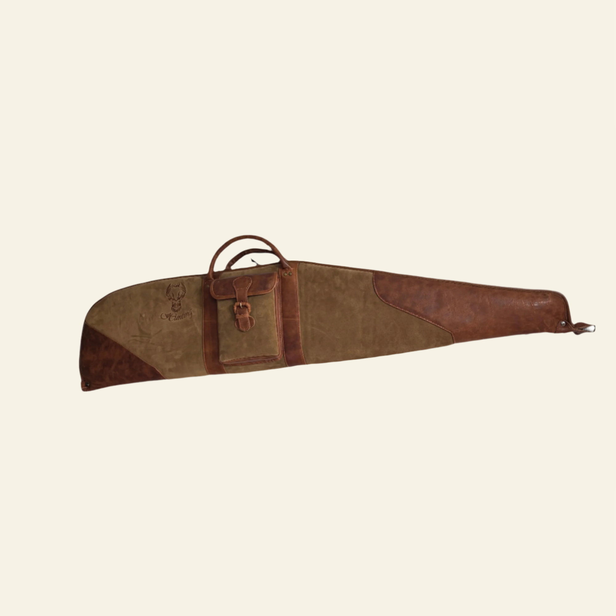 Husa carabina din piele maro, Nobil Hunting, 130cm