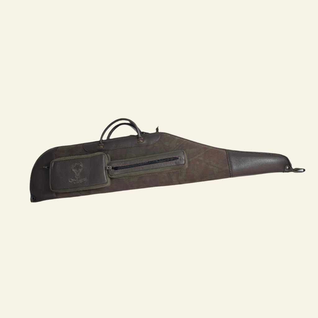 Husa carabina din piele maro, Nobil Hunting, 130cm