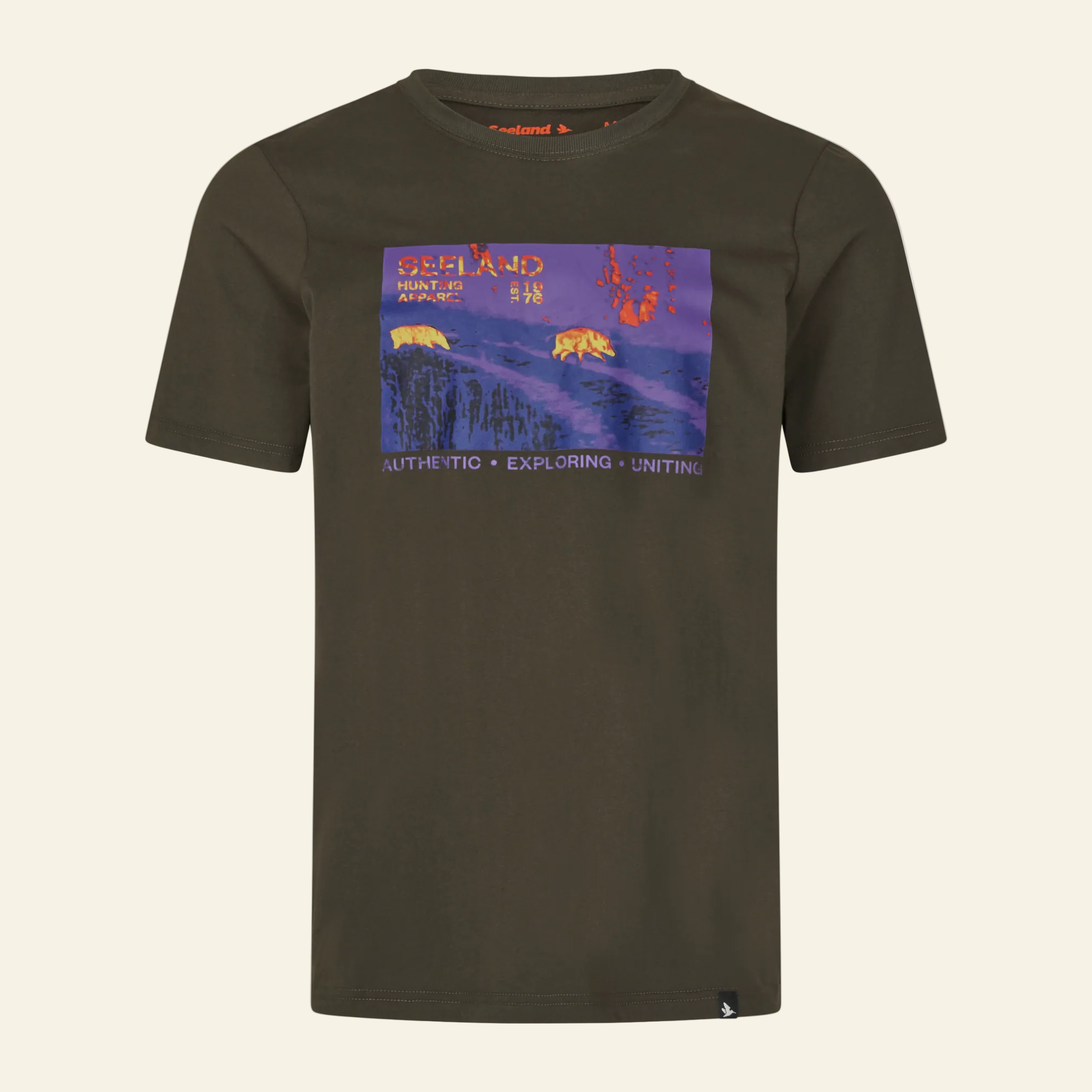 Tricou Seeland Thermal Pine Green