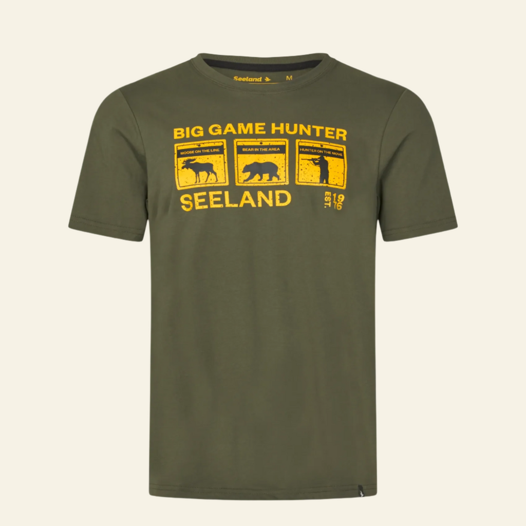 Tricou Seeland Caution,Grape Leaf