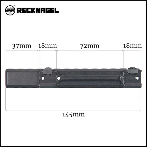 Sina adaptor Recknagel de la Dovetail 11mm la Picatinny