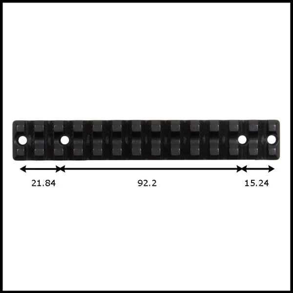Sina picatinny Recknagel otel, Remington 700 short