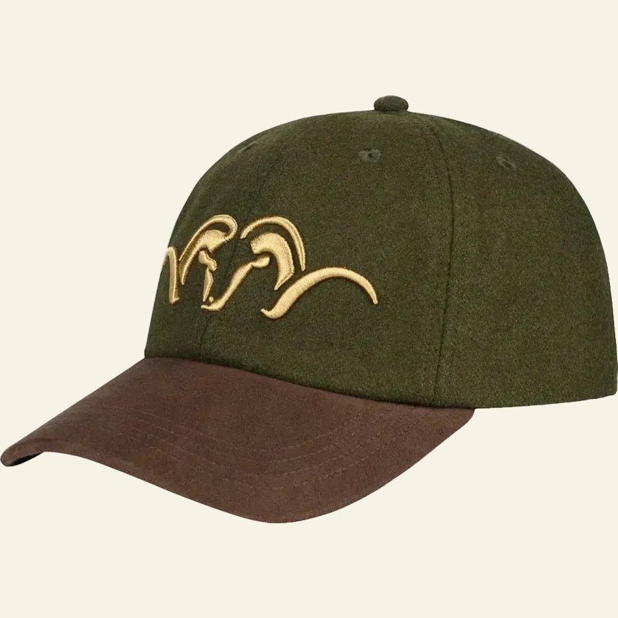 Sapca Blaser Suede Dark Olive/Dark Brown