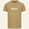 Tricou Blaser Since T 24, dull gold