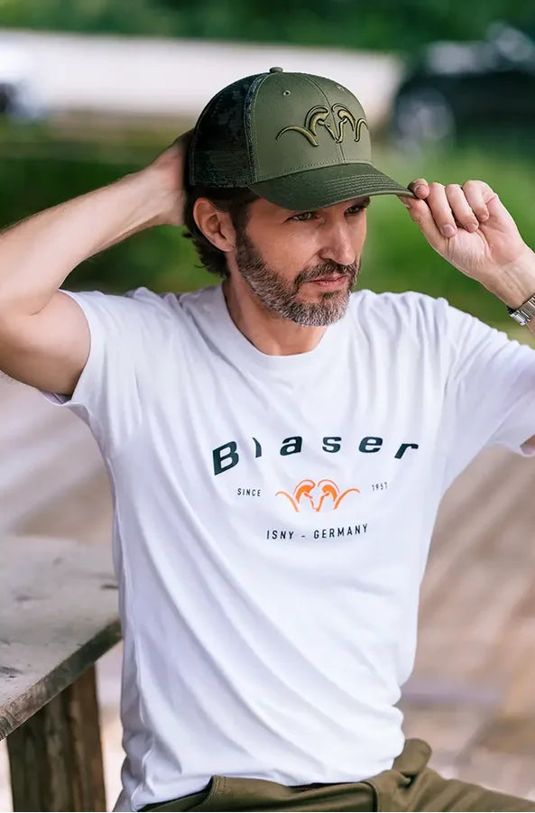 Tricou Blaser Since T24 Alb