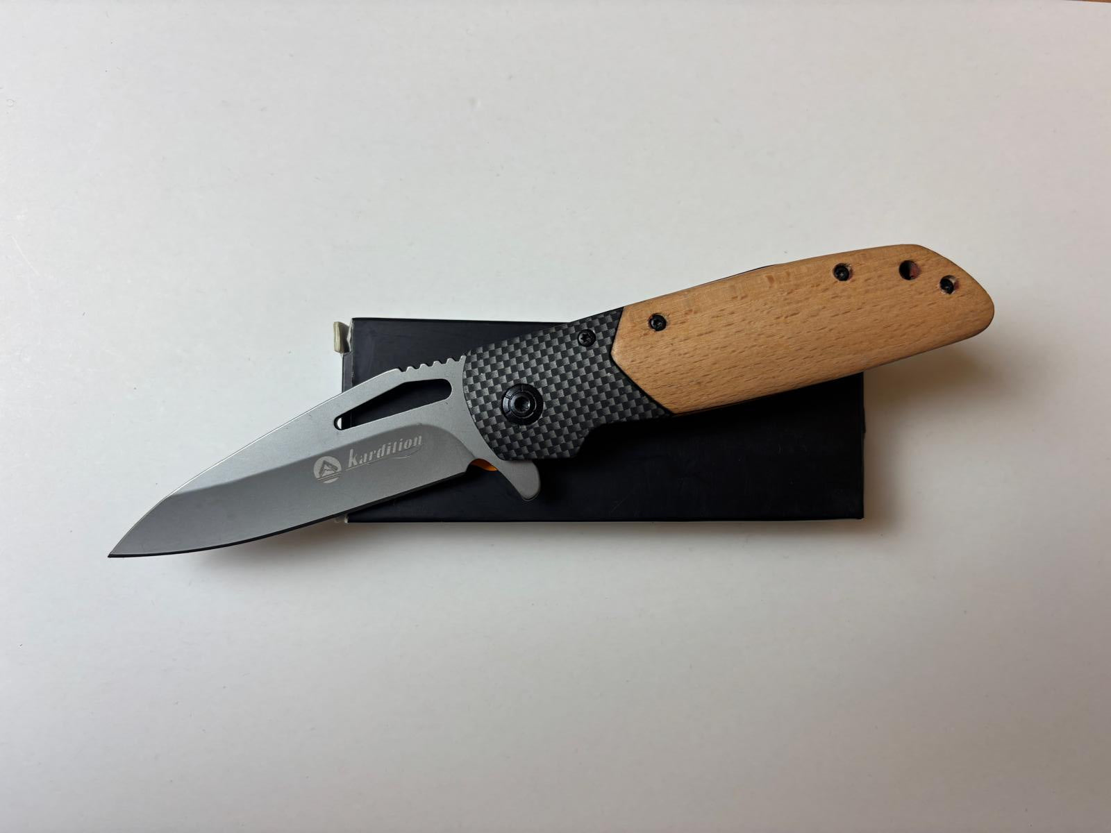 Briceag Kardition Maner Lemn Deschis