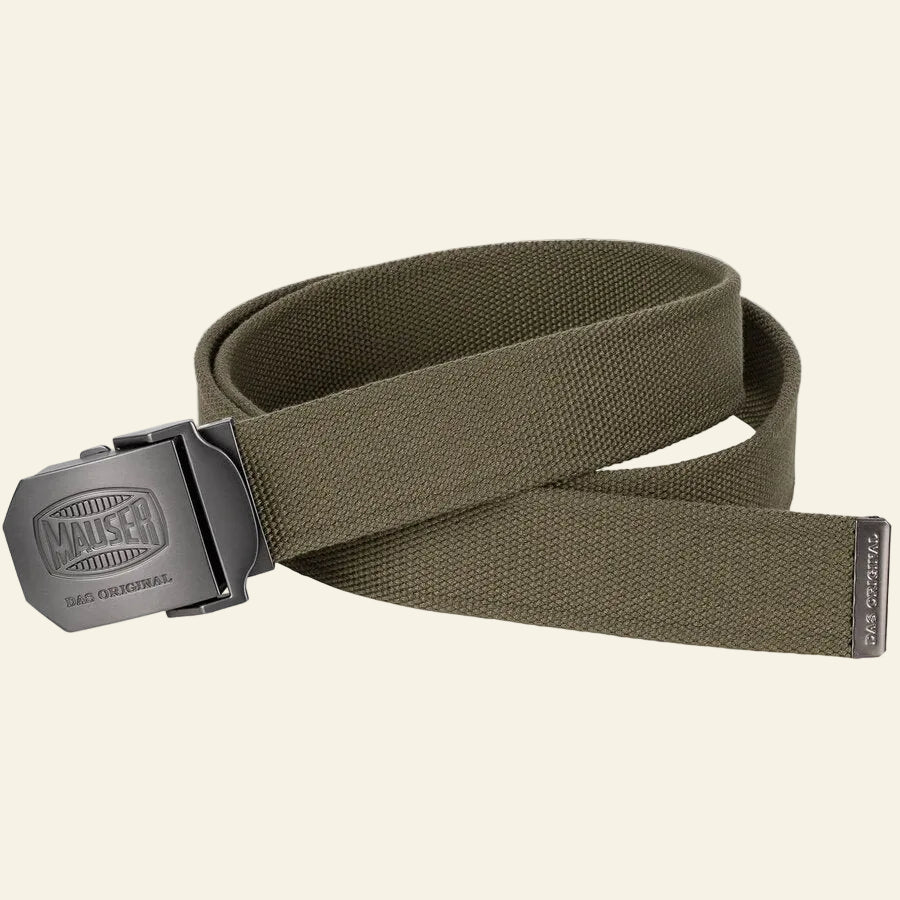 Curea Pantaloni Mauser Canvas, Olive Dull