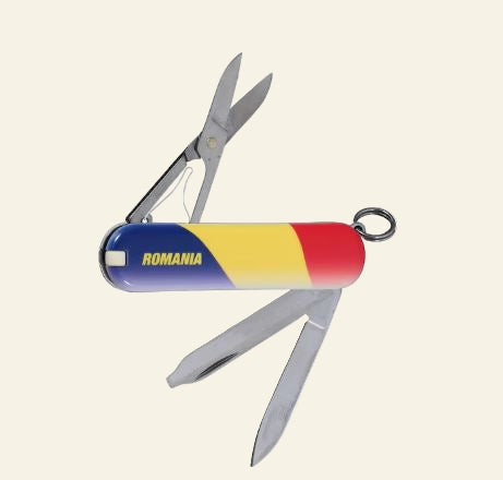 Briceag multifunctional Victorinox Classic SD Drapel Ro - 6 Functii