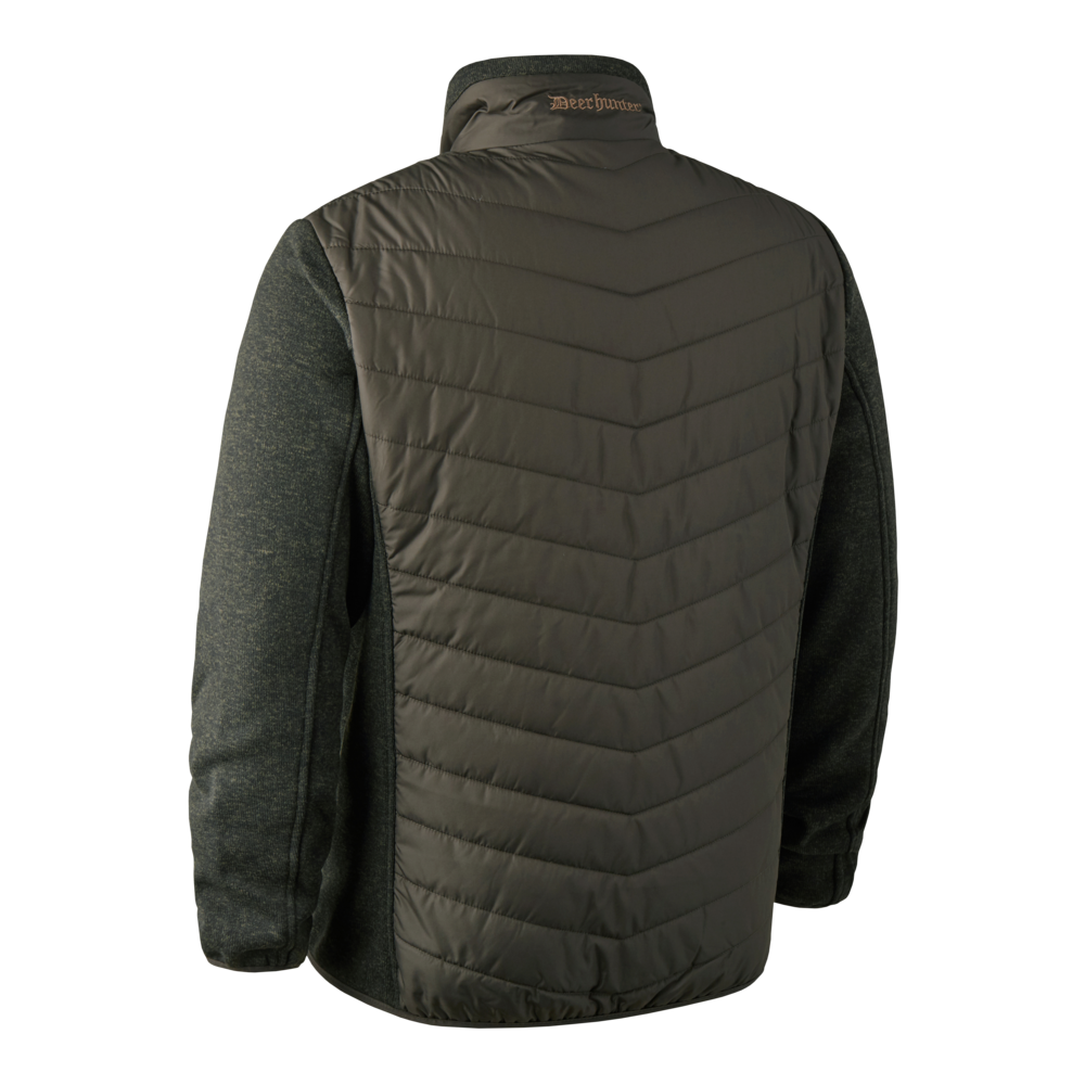 Geaca Deerhunter Moor Padded cu tricot, culoare Timber