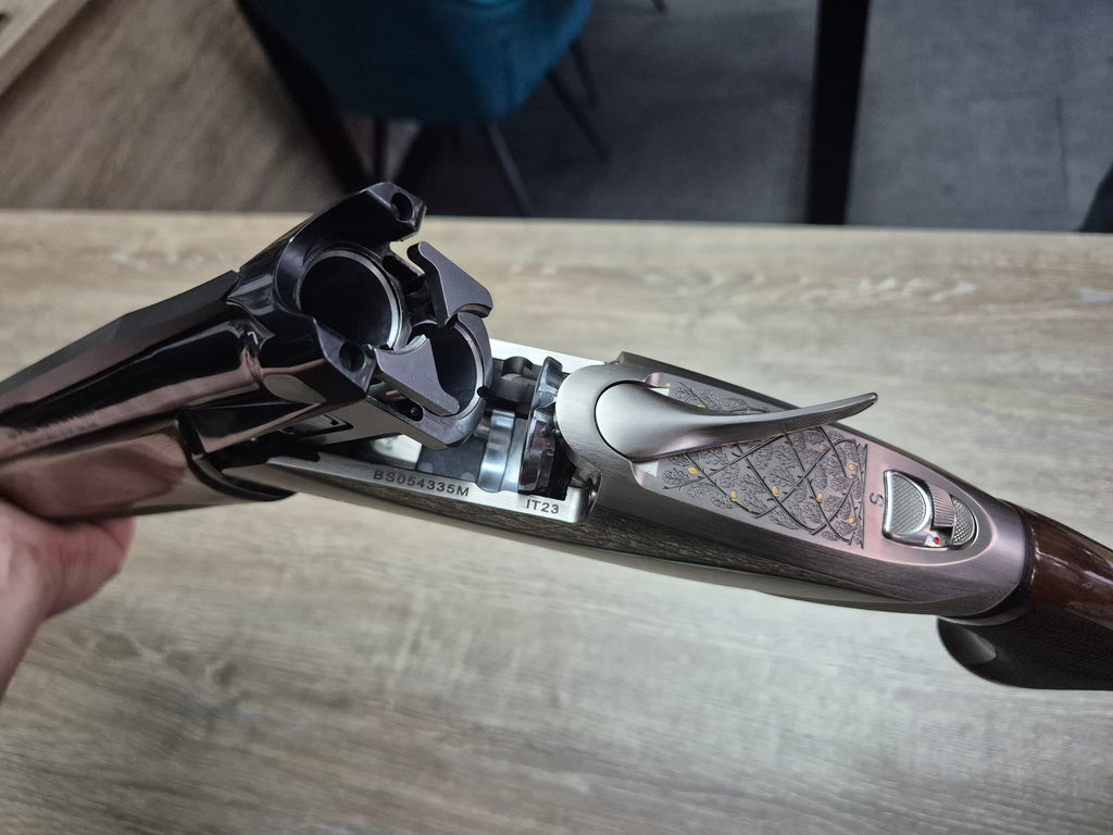 Bock Benelli 828S Silver, cal 12/76, 71cm