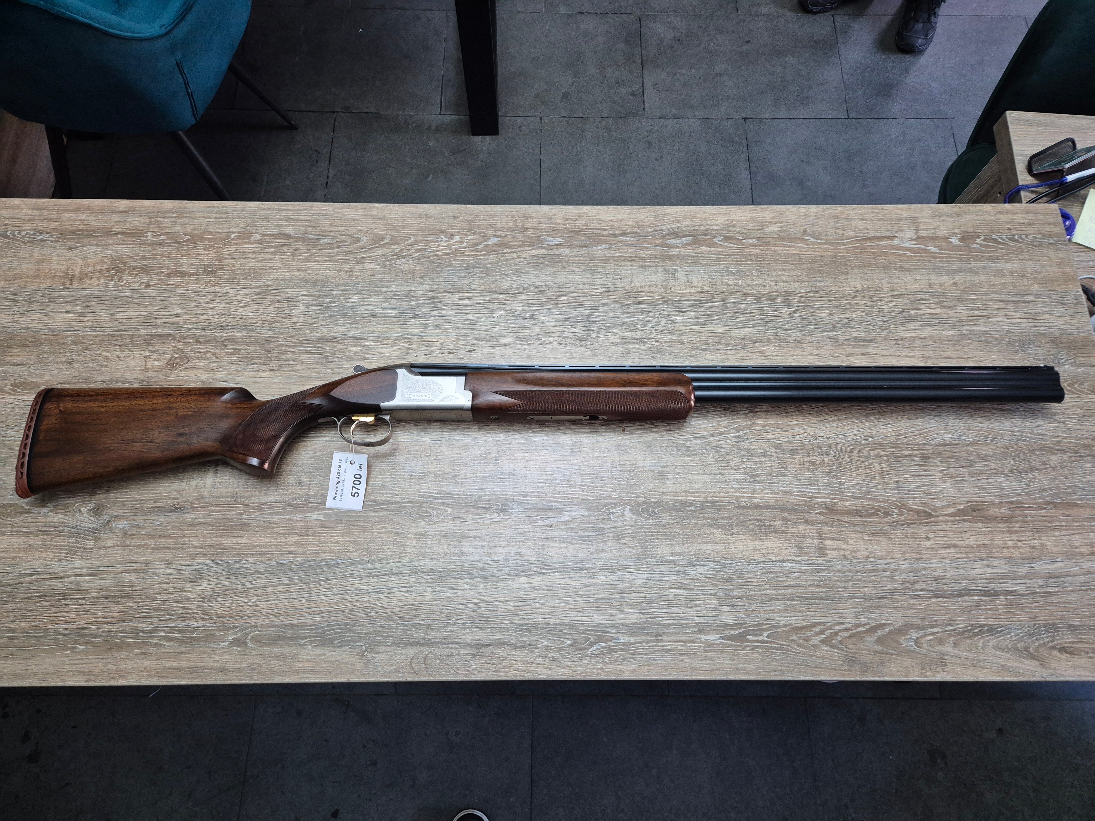 Bock Browning 425 Grade 1, cal 12, tevi 76cm, ejectoare
