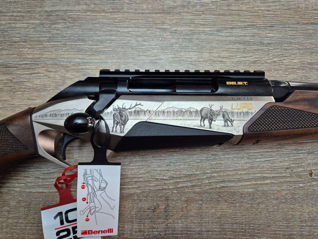 Carabina Benelli Lupo Deluxe cal 30-06, 56cm, pat lemn, gravuri