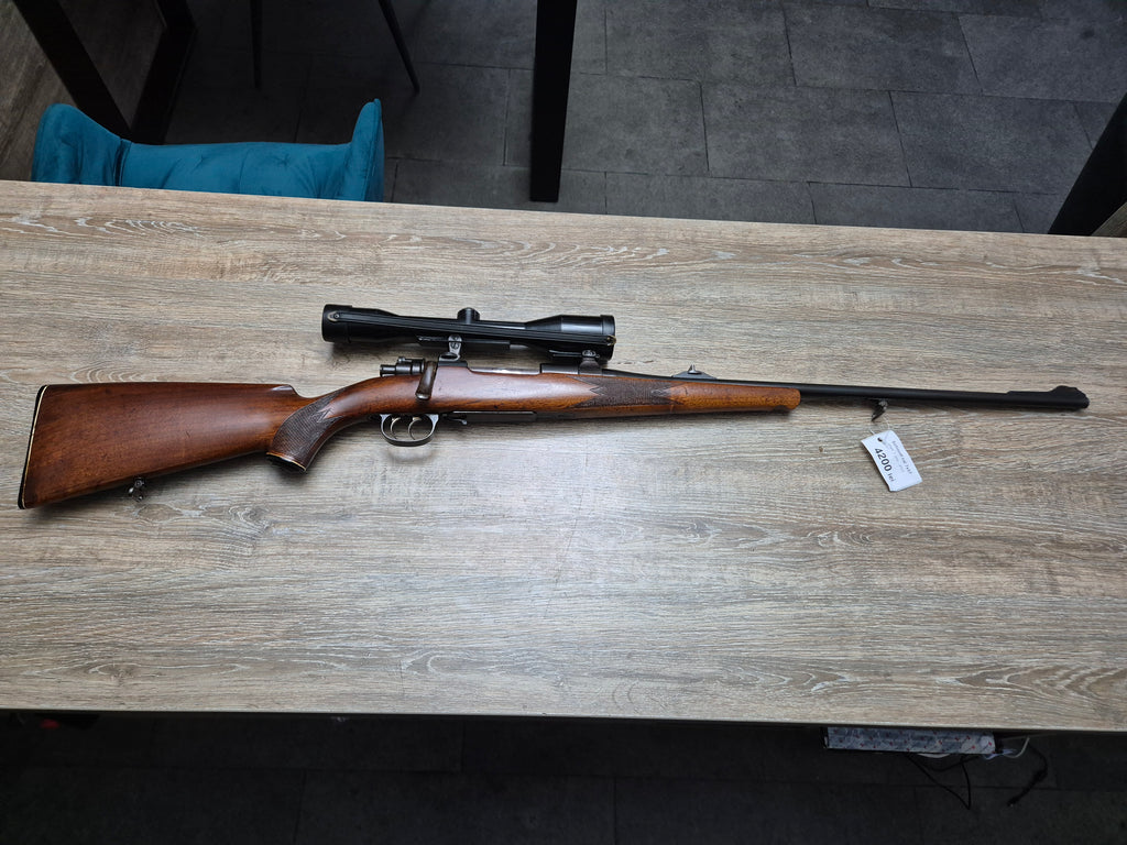Carabina Schmidt, cal 7x57, teava 60cm, luneta 6x42