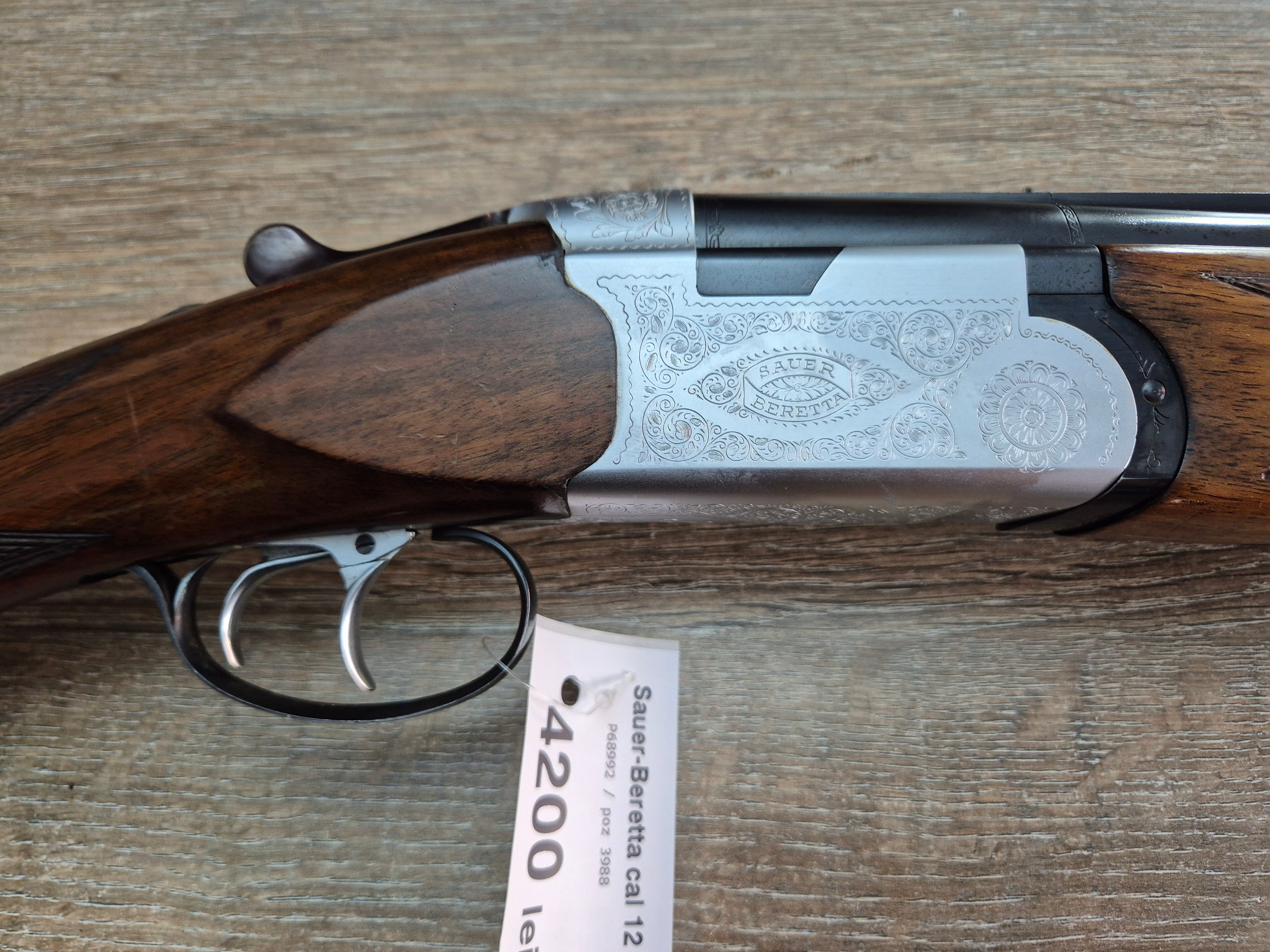 Bock Sauer-Beretta, cal 12/70, tevi 71cm. ejectoare