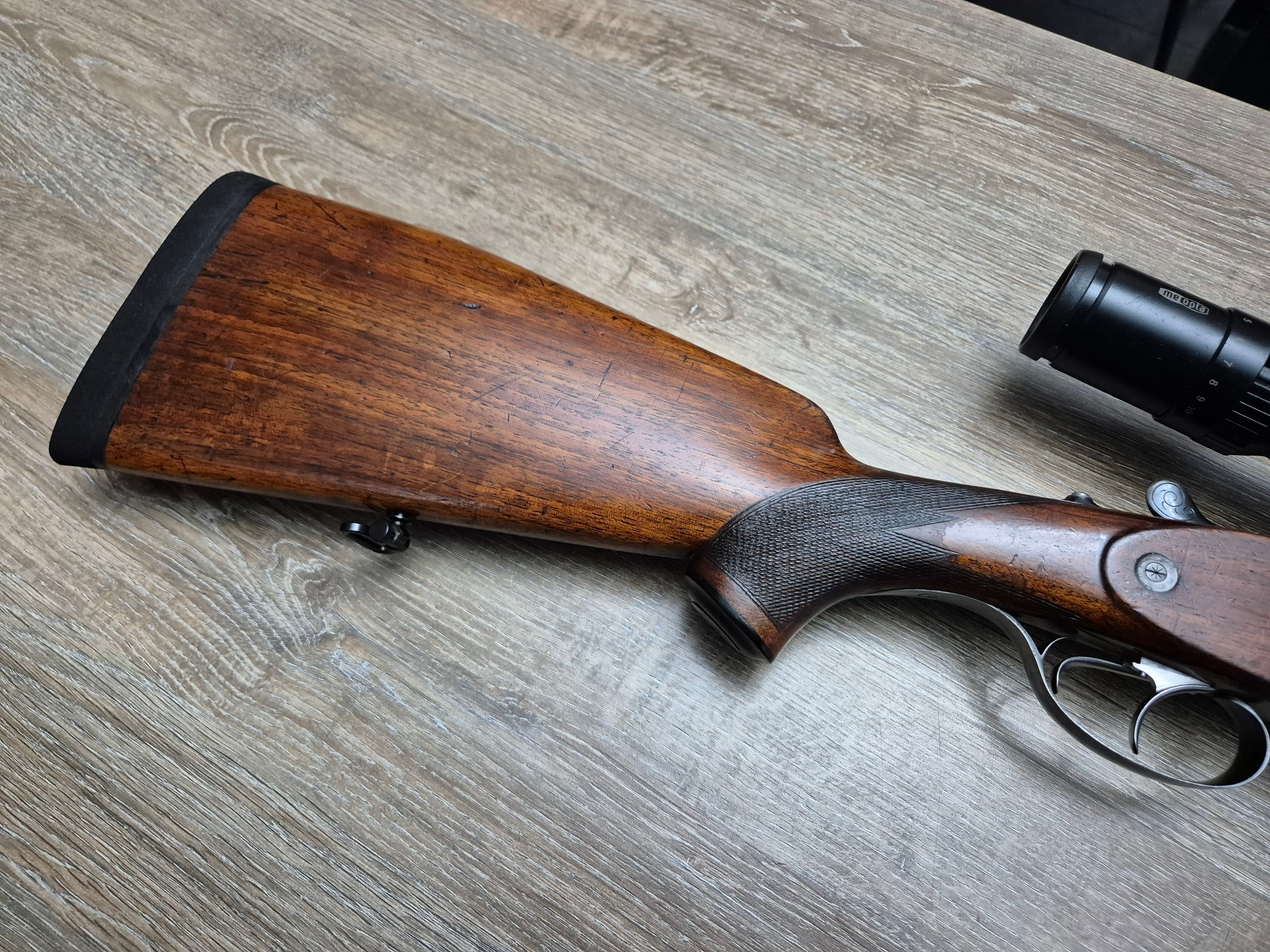 Drilling Krieghoff, cal 7x65R/16, tevi 60cm, luneta Meopta 3-12x56