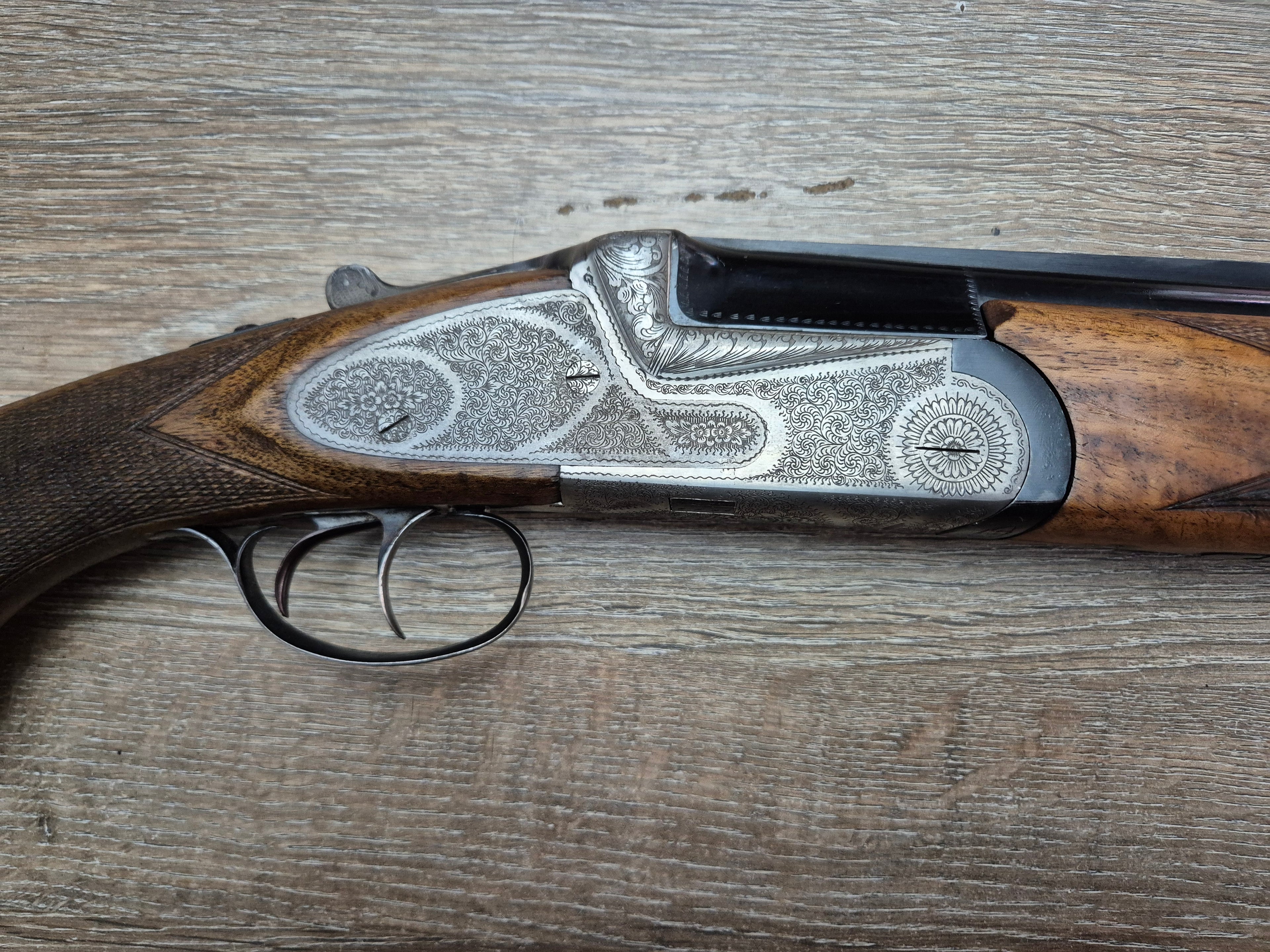 Bock Eduard Kettner, cal 12/70, tevi 70cm, ejectoare