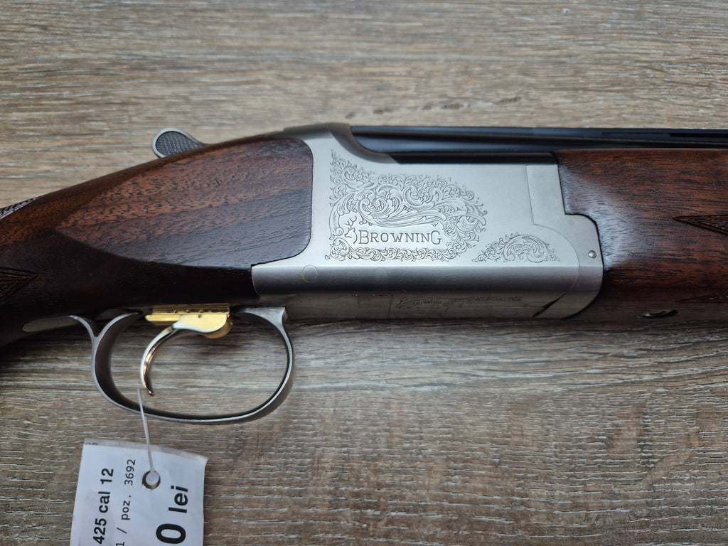 Bock Browning 425 Grade 1, cal 12, tevi 76cm, ejectoare