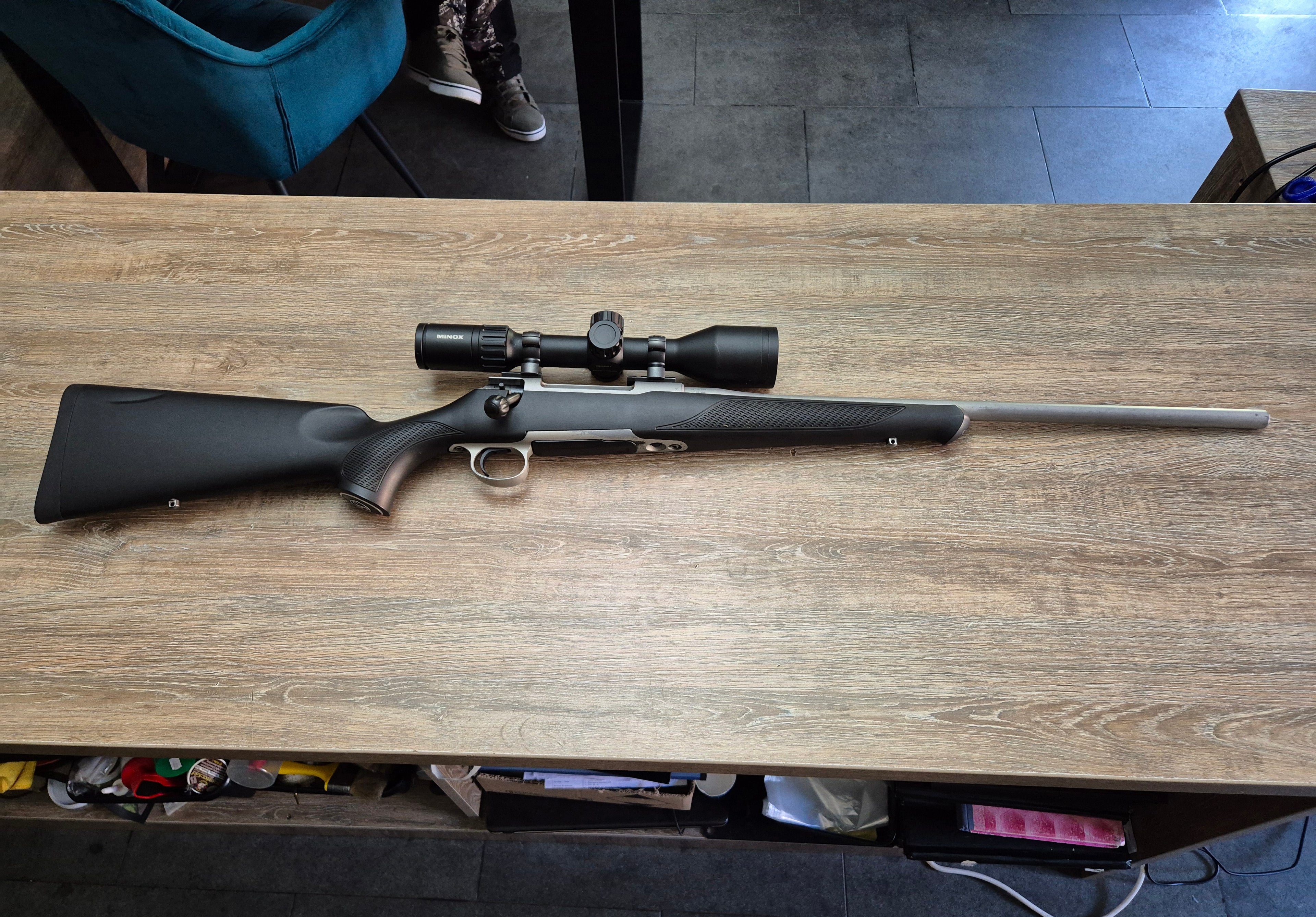 Carabina Sauer S100 Stainless, cal 308 win, 56cm, luneta Minox 2-10x50