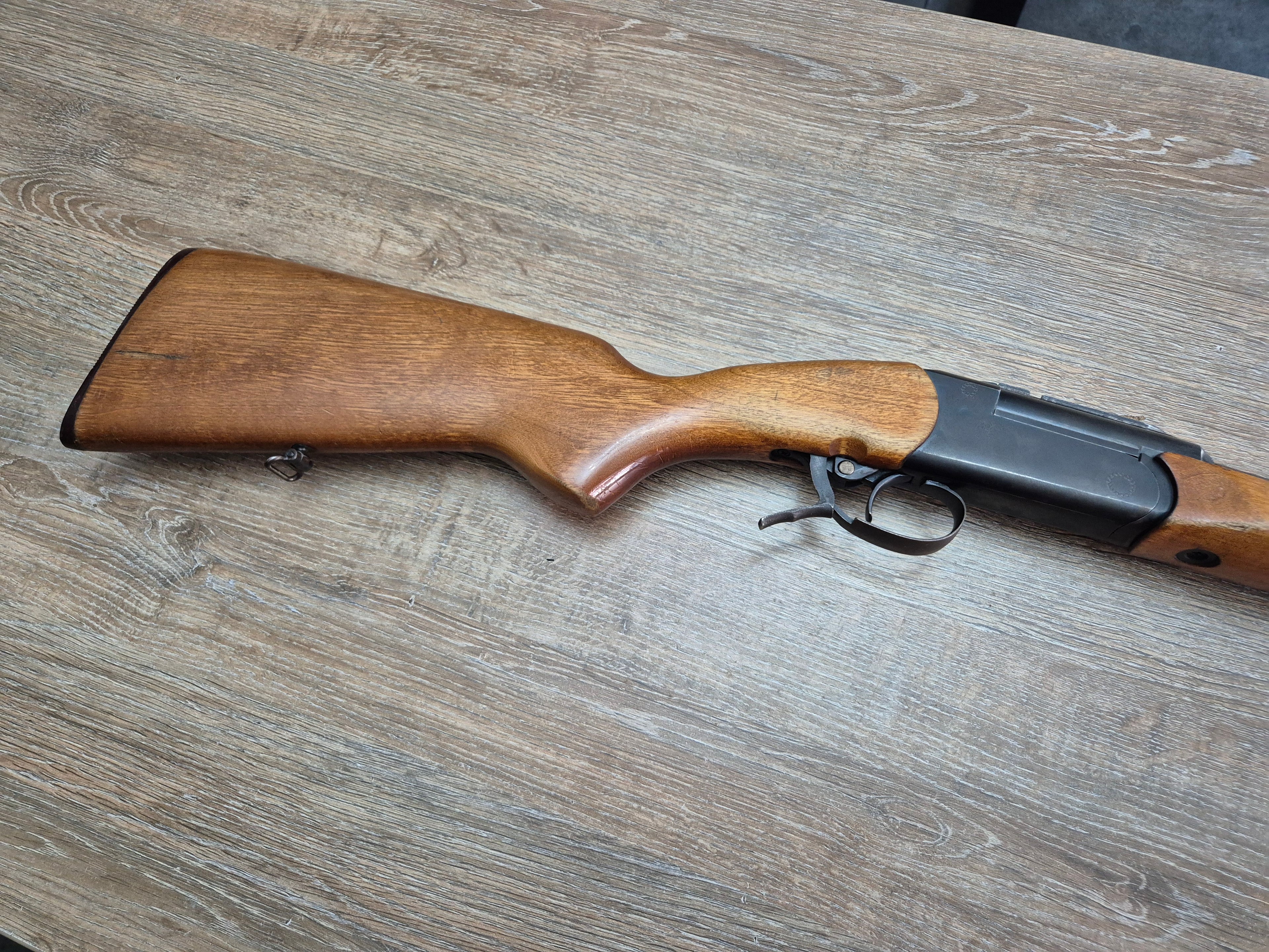 Carabina basculanta Baikal IZH18MH cal 30-06, 60cm, pat lemn