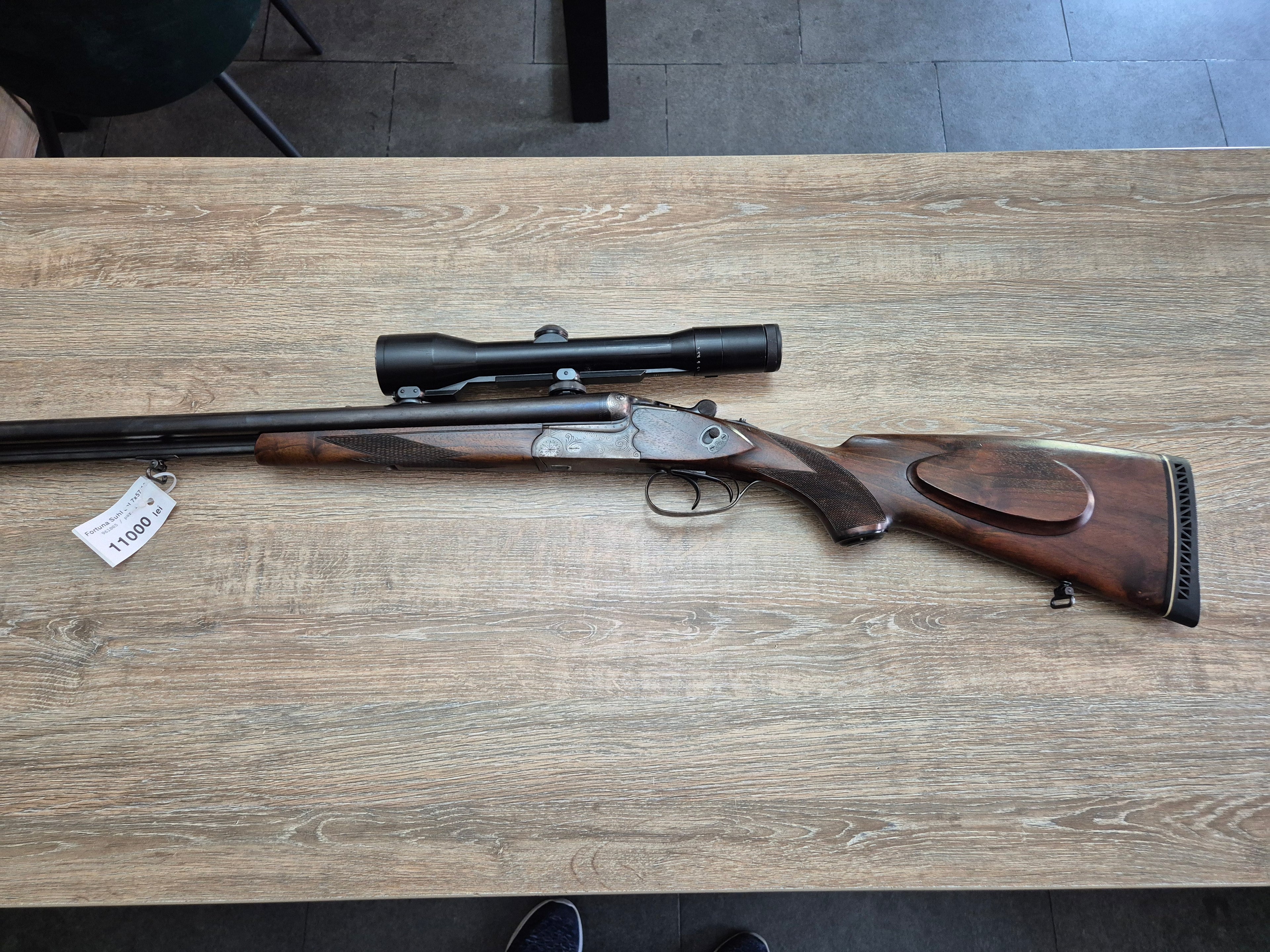 Drilling Fortuna Suhl, cal 7x57R/16, tevi 63cm, luneta Zeiss Diavari