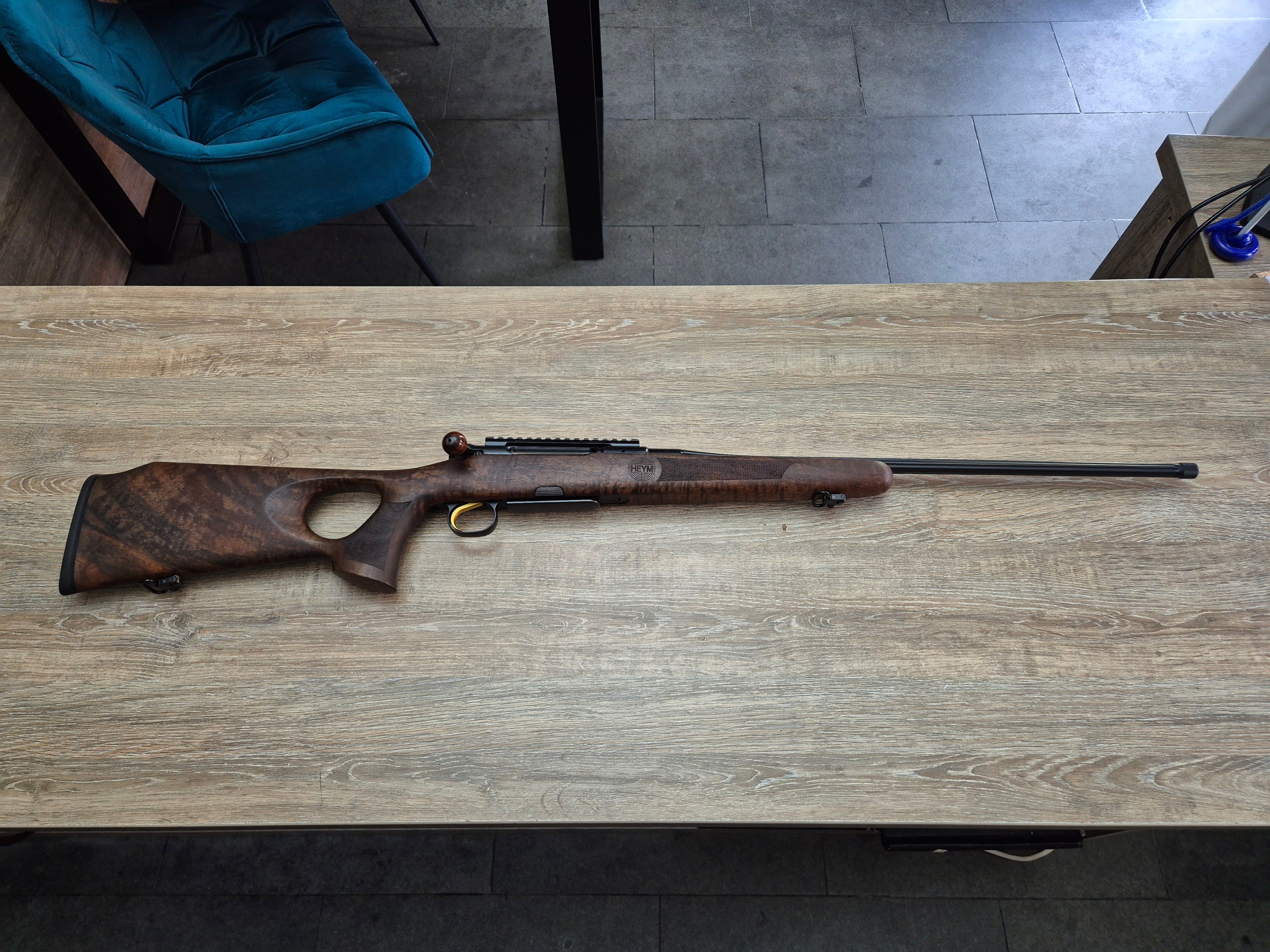 Carabina Heym SR30 custom, cal 243 win, comanda speciala
