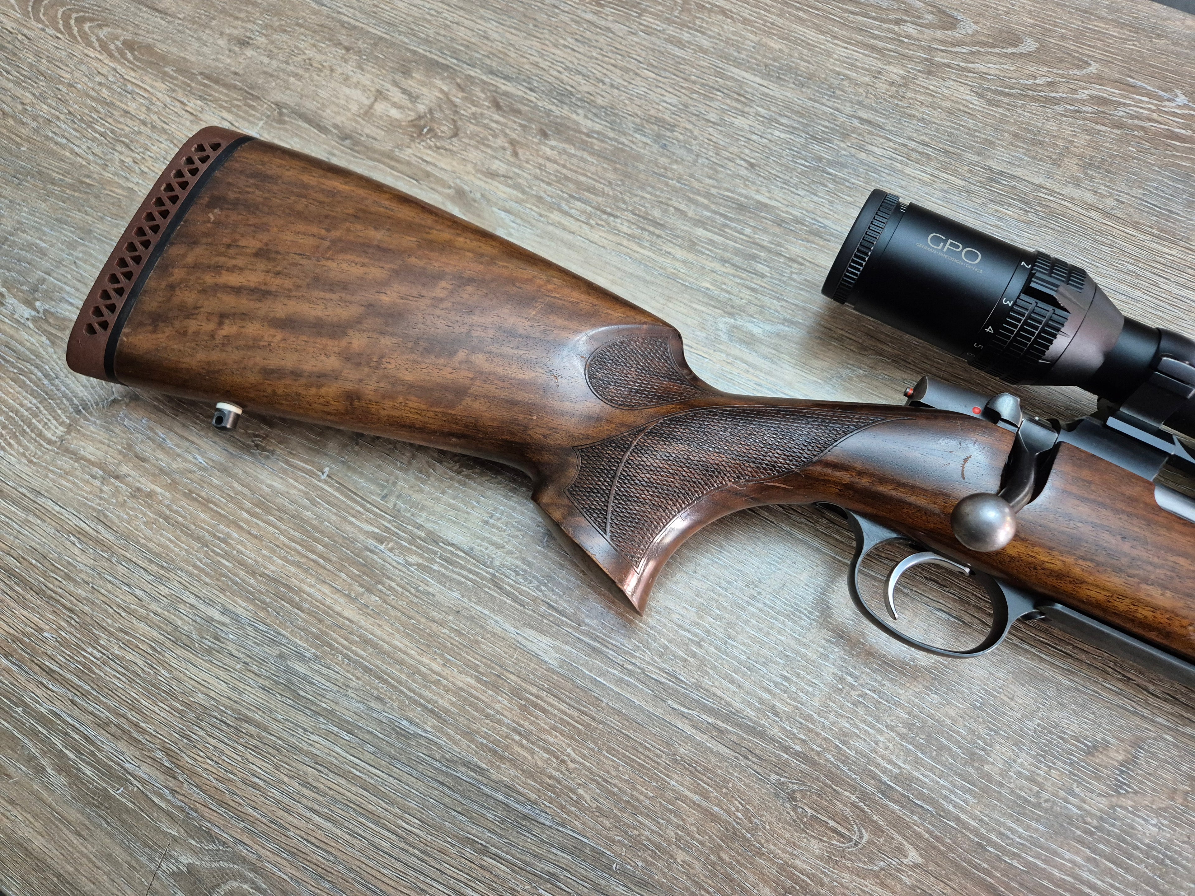 Carabina CZ 557, cal 30-06, teava 52cm, luneta GPO 1-6x24i