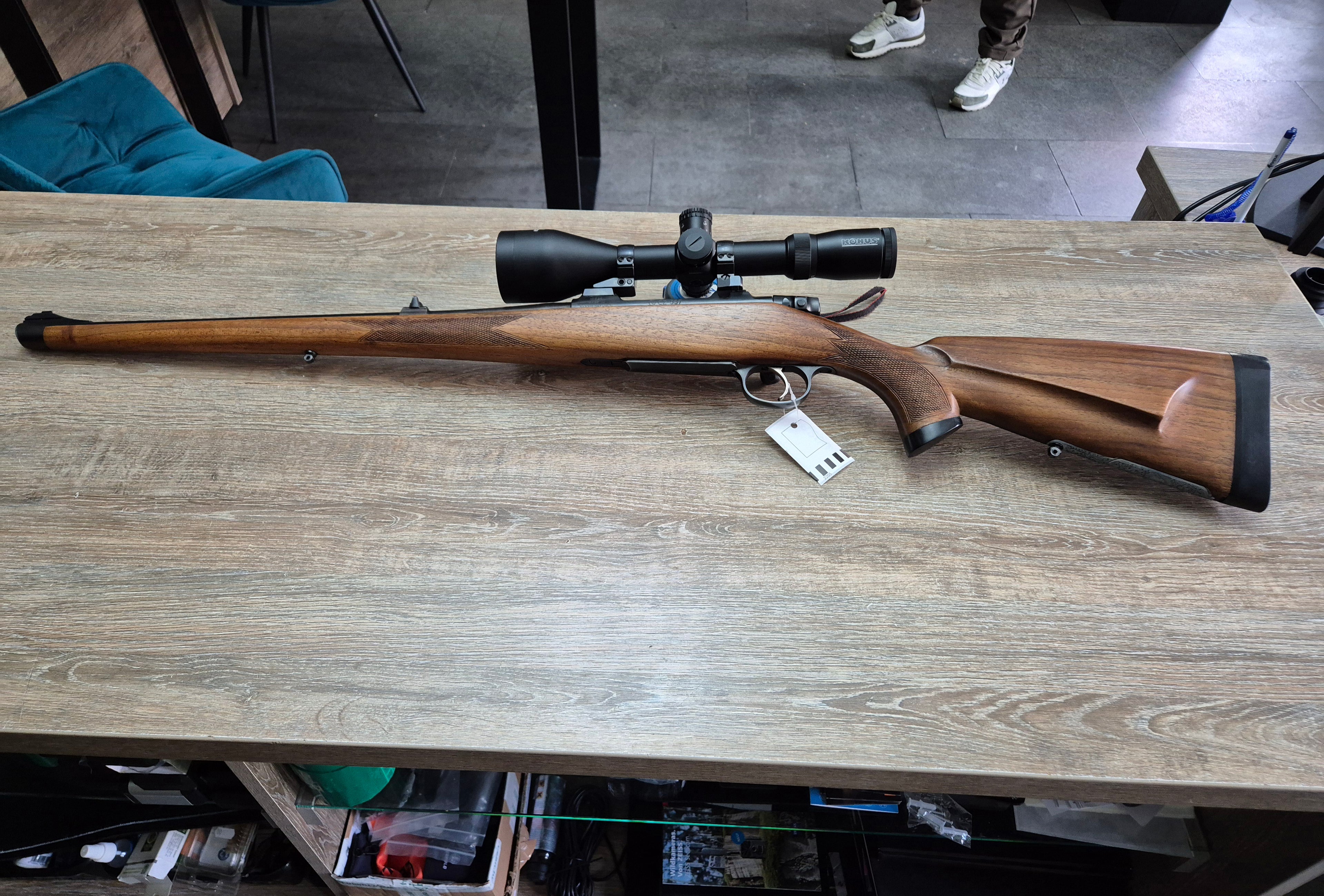 Carabina CZ 537, cal 30-06, pat stutzen, luneta noua 3-12x56