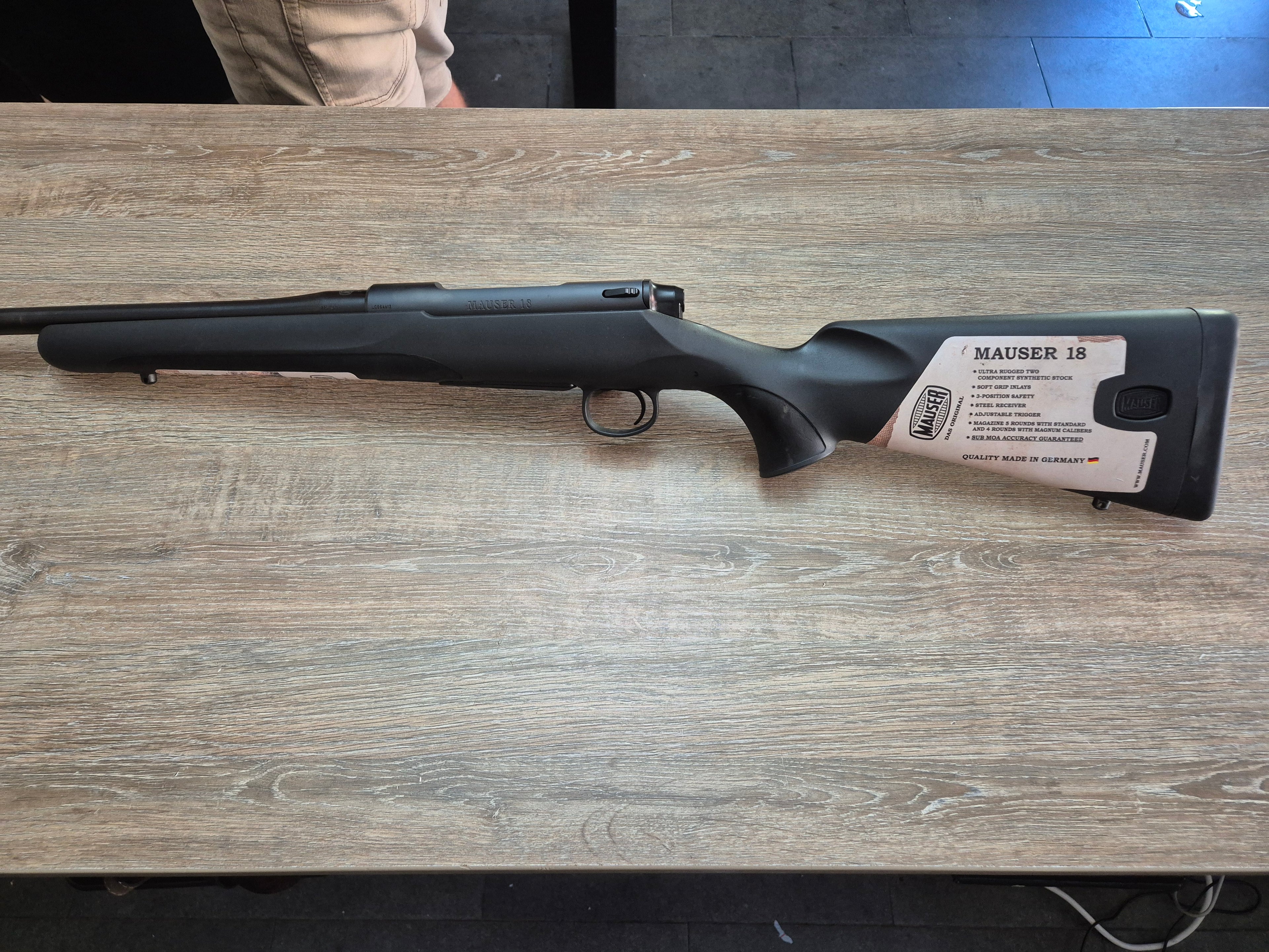 Carabina Mauser M18, cal 223 rem, 53cm, pat sintetic