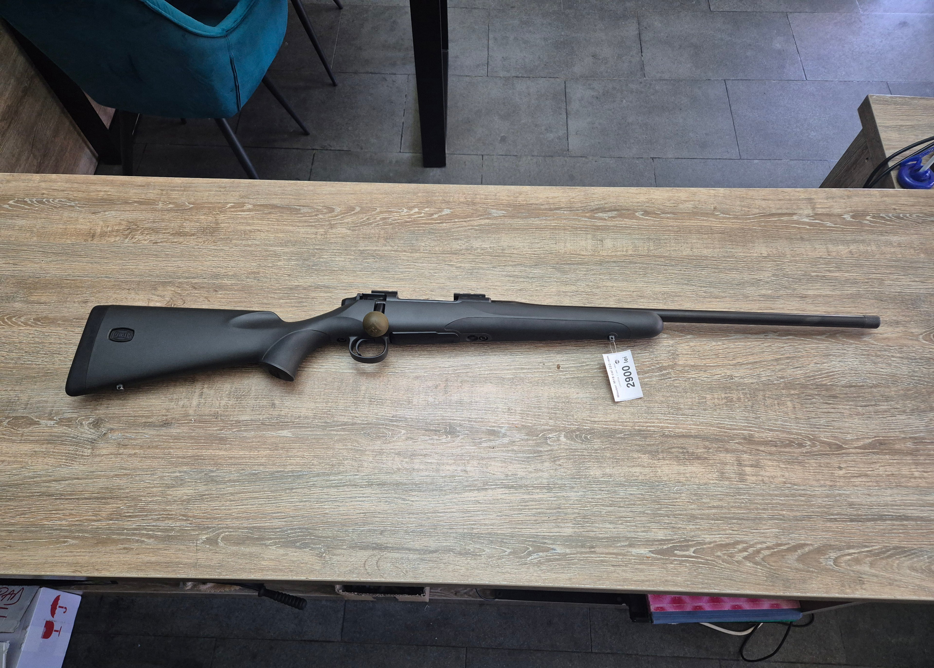 Carabina Mauser M18, cal 223 rem, 53cm, baze weaver, filet