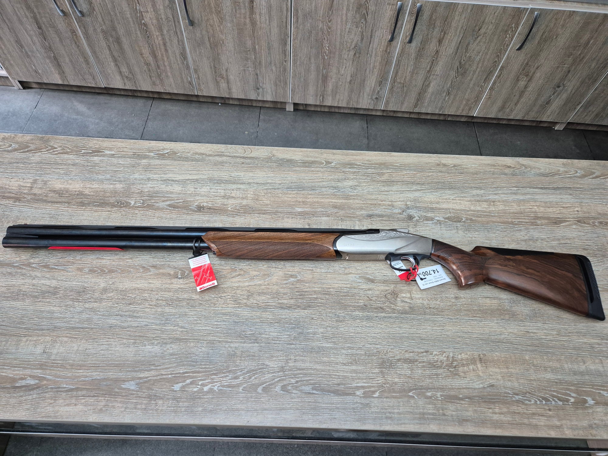 Bock Benelli 828U Silver, cal 12/76, 71cm