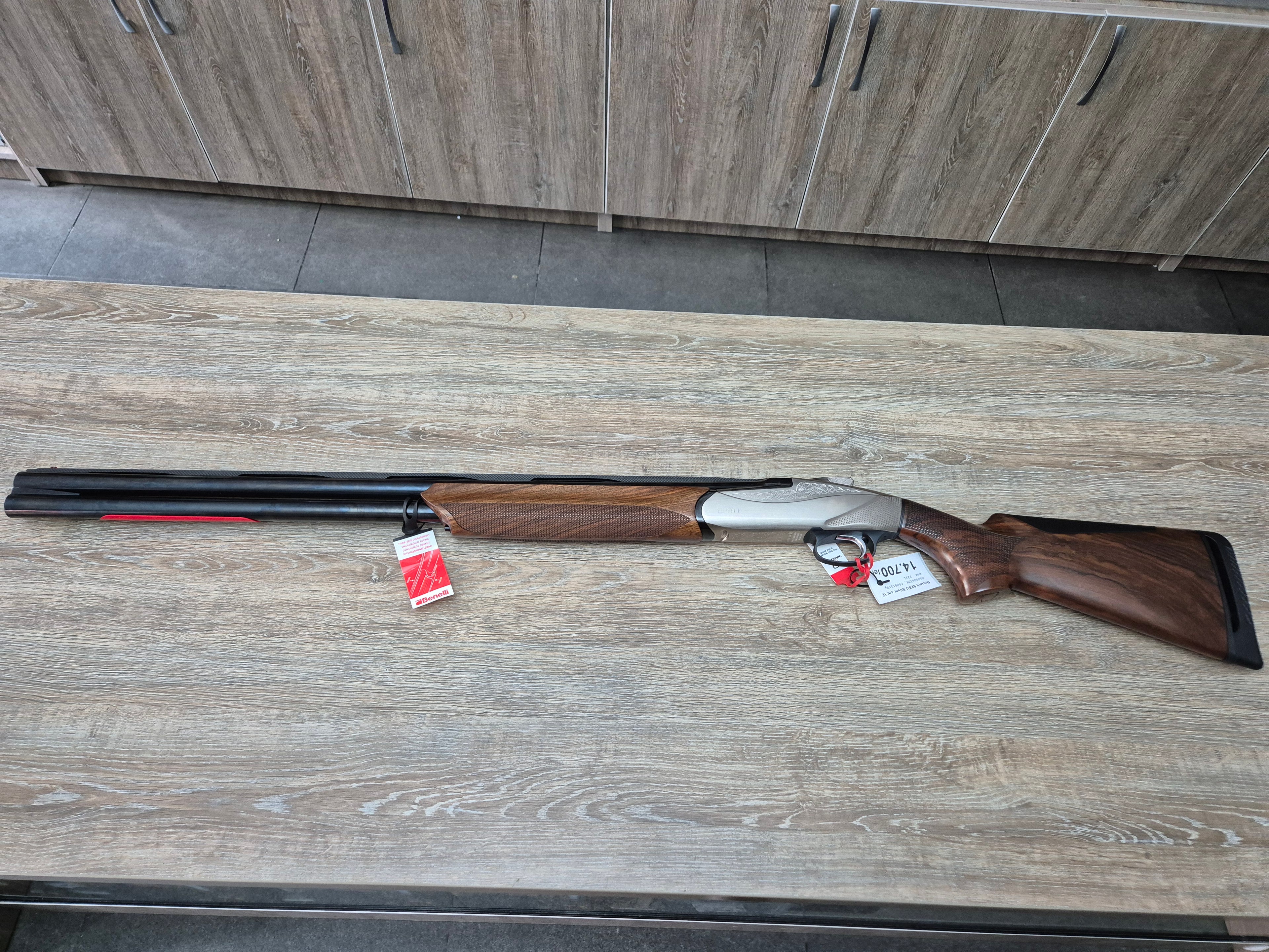 Bock Benelli 828U Silver, cal 12/76, 71cm