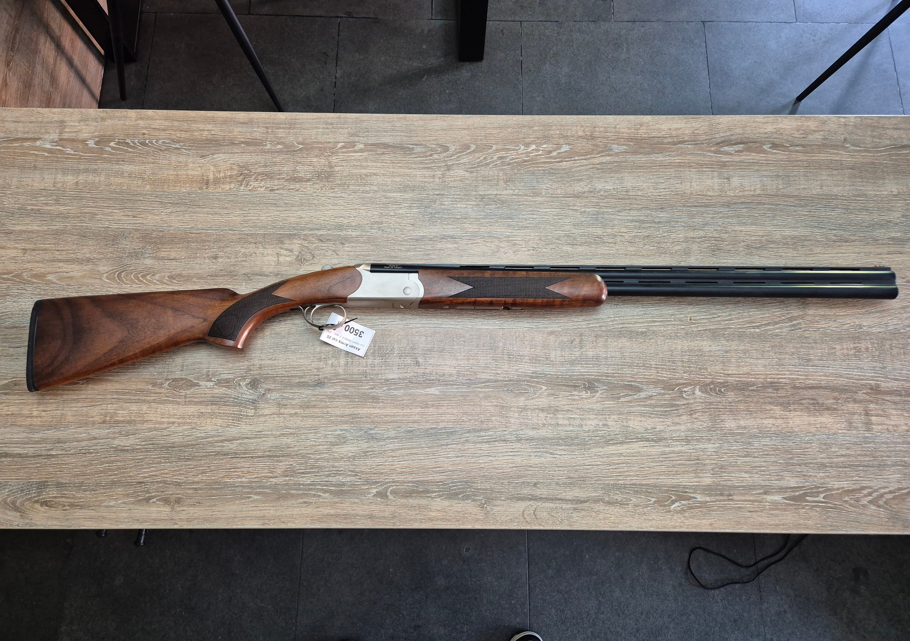 Bock Aksan Arms, cal 20/76, tevi 71cm, pat lemn, silver