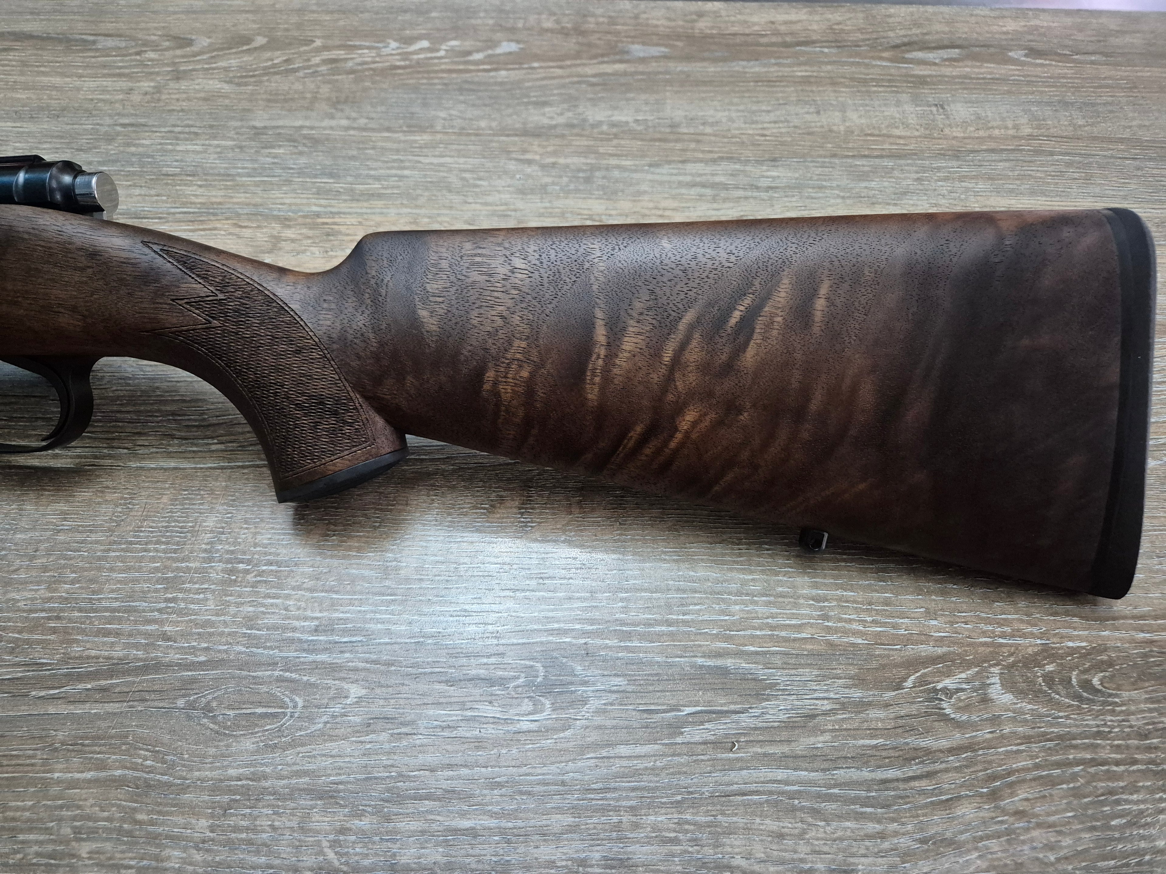 Carabina Heym SR21, cal 7x64, 55cm, pat lemn clasic