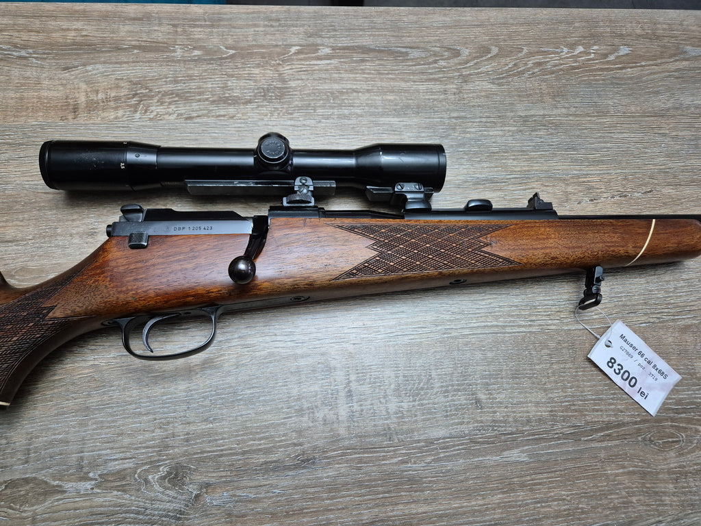 Carabina Mauser 66, cal 8x68S, teava 65cm, Zeiss Diavari 1.5-6x