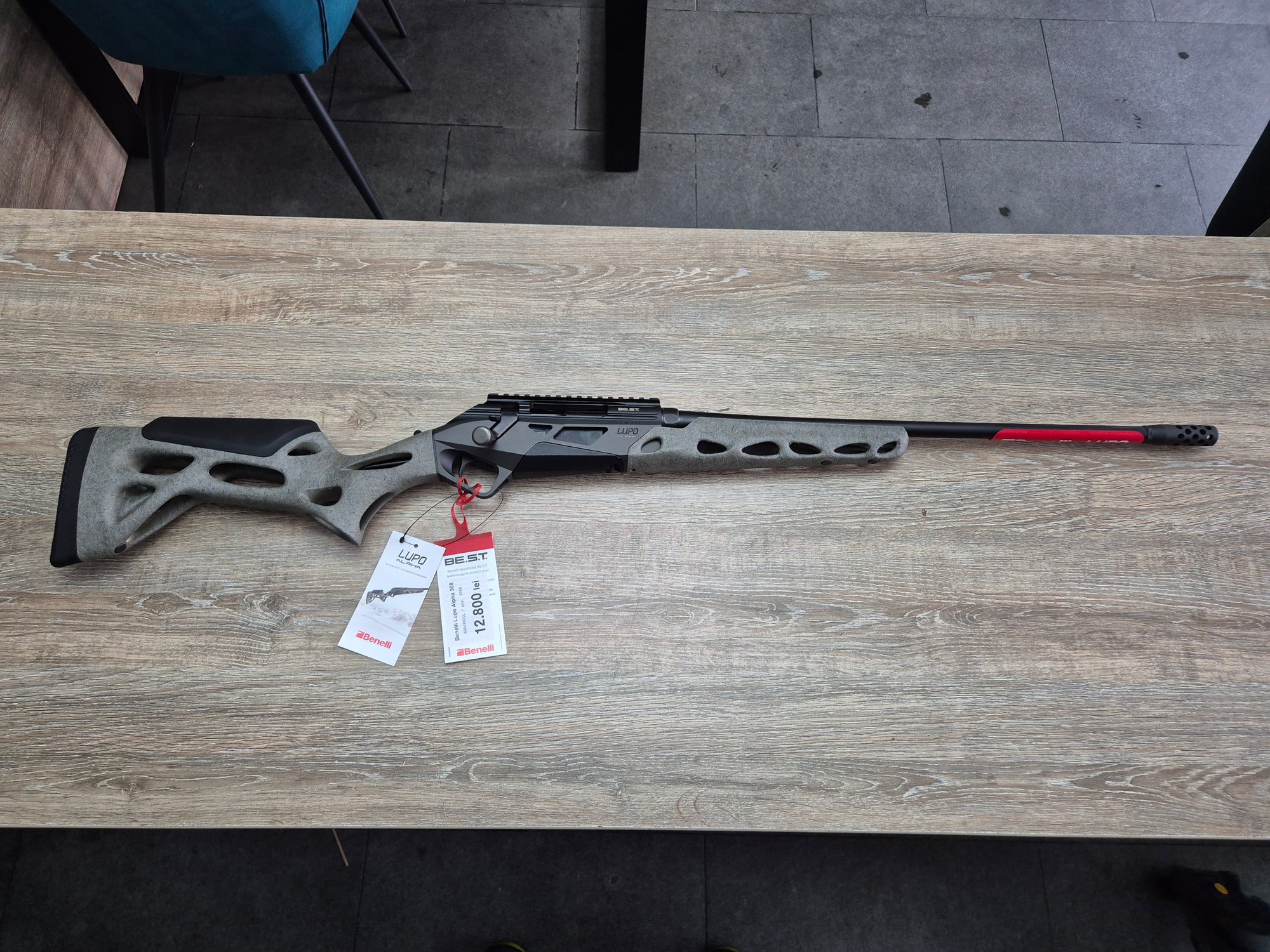 Carabina Benelli Lupo Alpha cal 308 win, 51cm, 2.6kg, muzzle brake