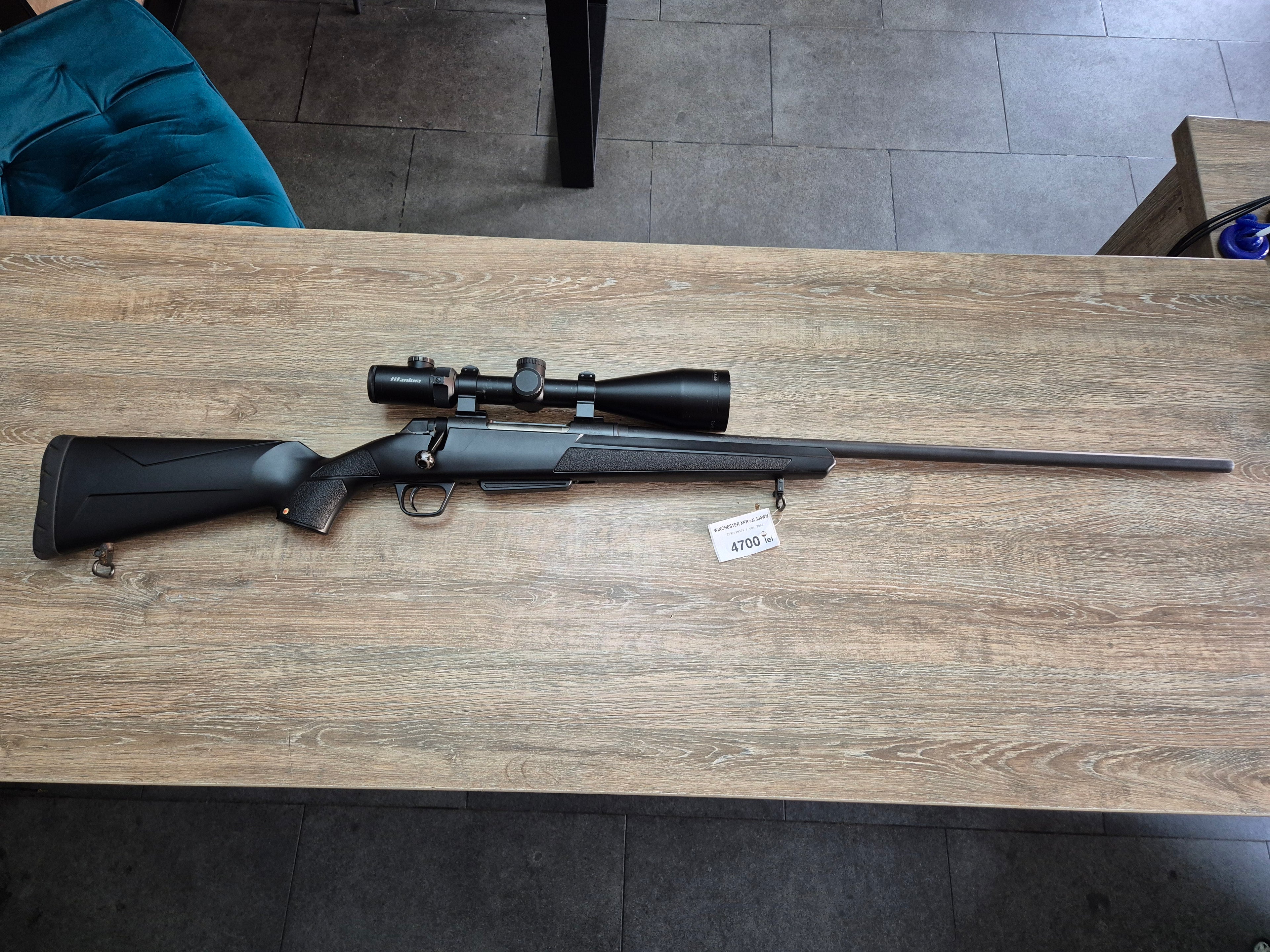 Carabina Winchester XPR cal 300 win mag, 66cm, luneta Delta 2.5-15x56