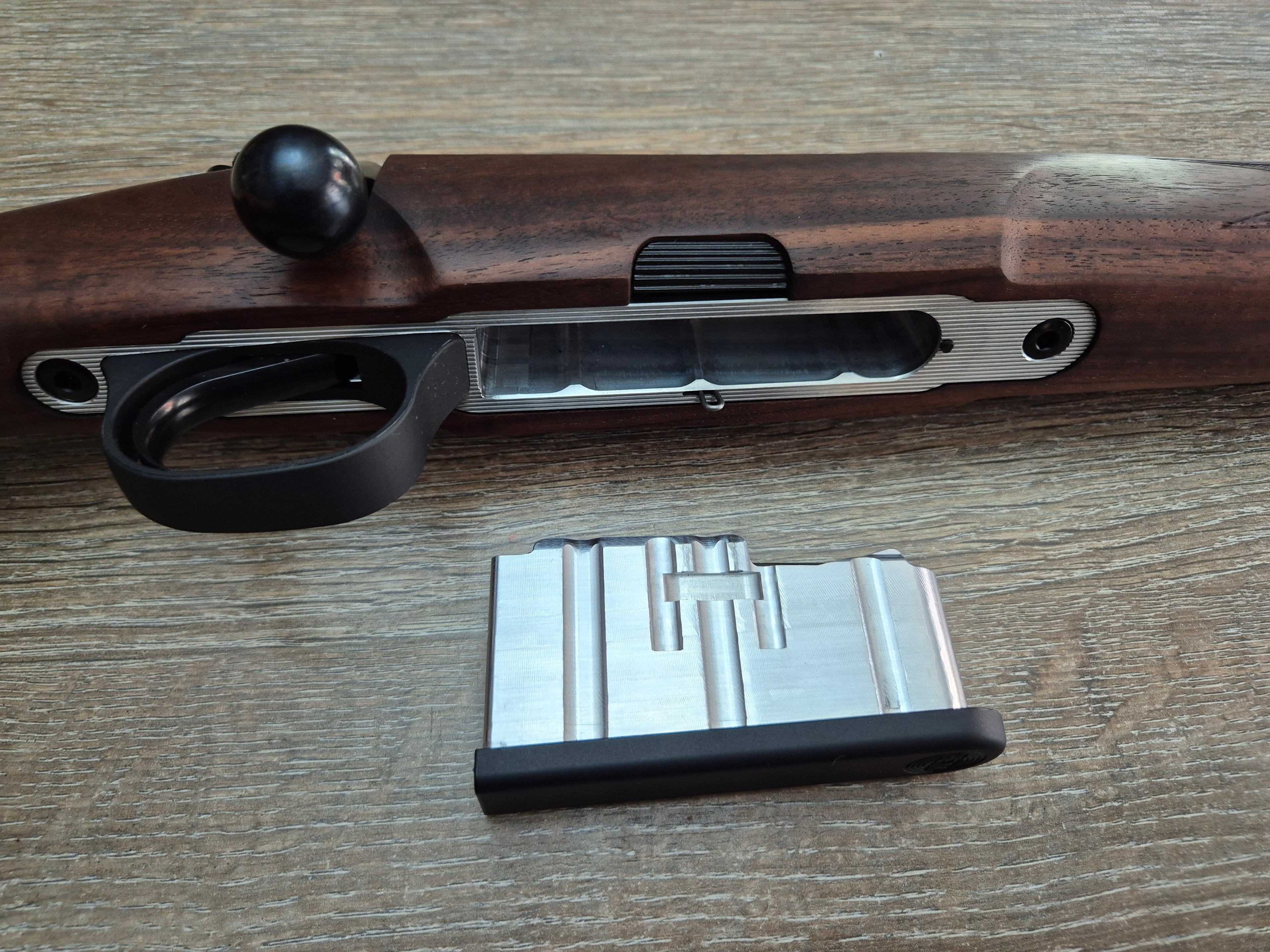 Carabina Heym SR21, cal 30-06, 55cm, pat lemn clasic
