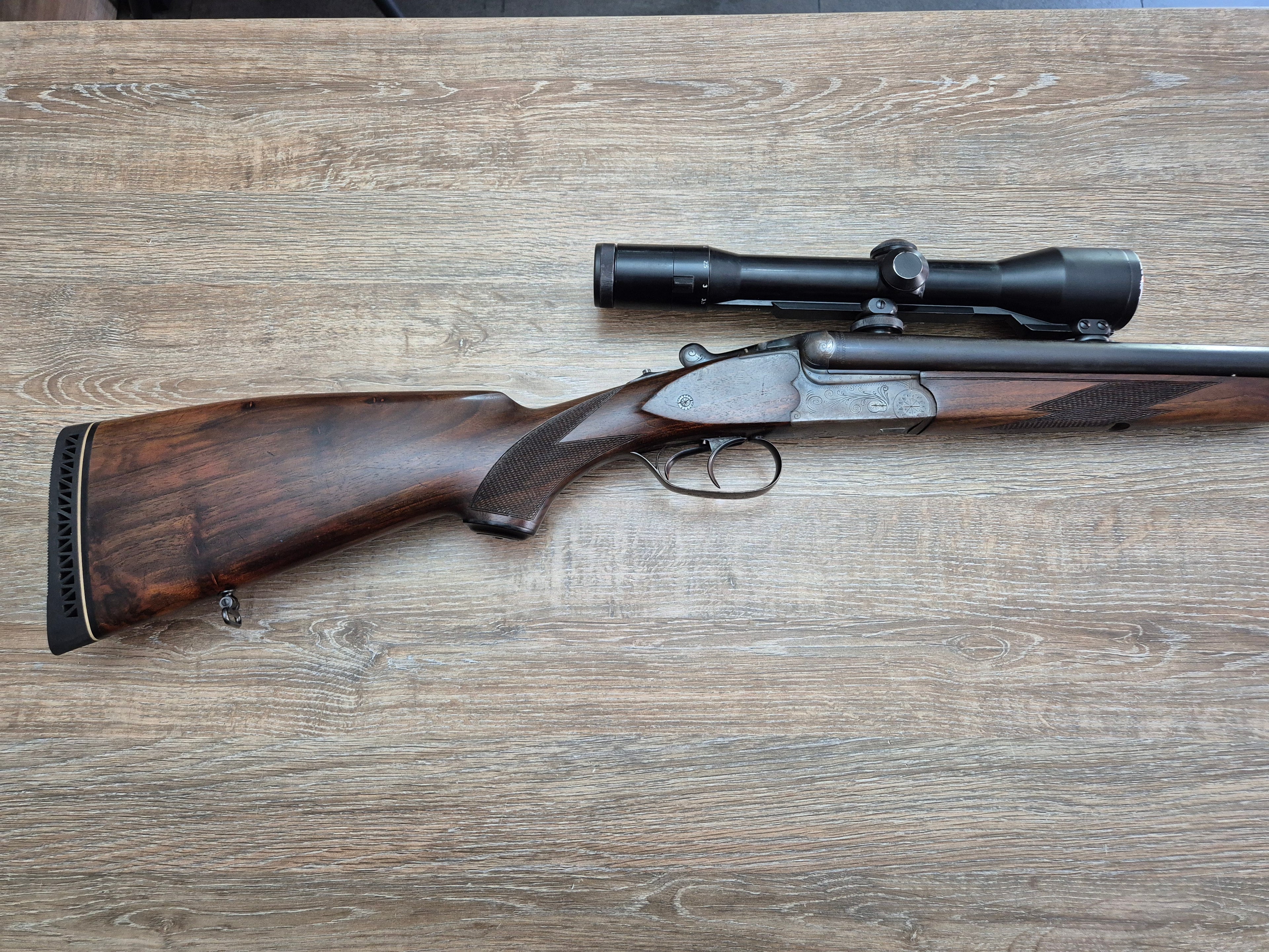 Drilling Fortuna Suhl, cal 7x57R/16, tevi 63cm, luneta Zeiss Diavari