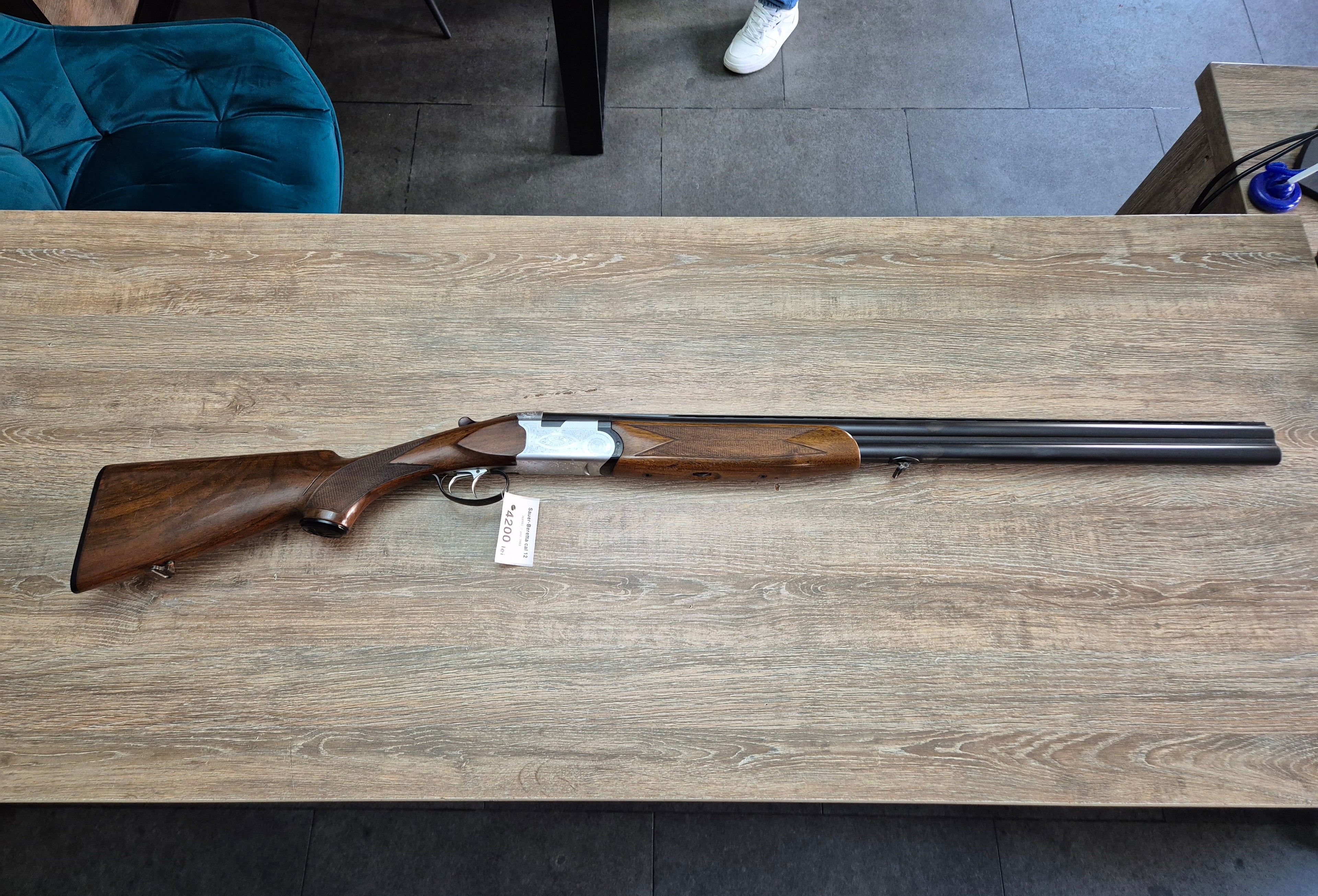 Bock Sauer-Beretta, cal 12/70, tevi 71cm. ejectoare