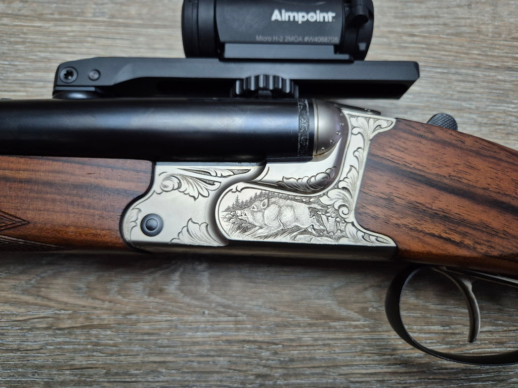 Drilling Krieghoff Optima, cal 7x65R/12, 55cm, Aimpoint Micro H2