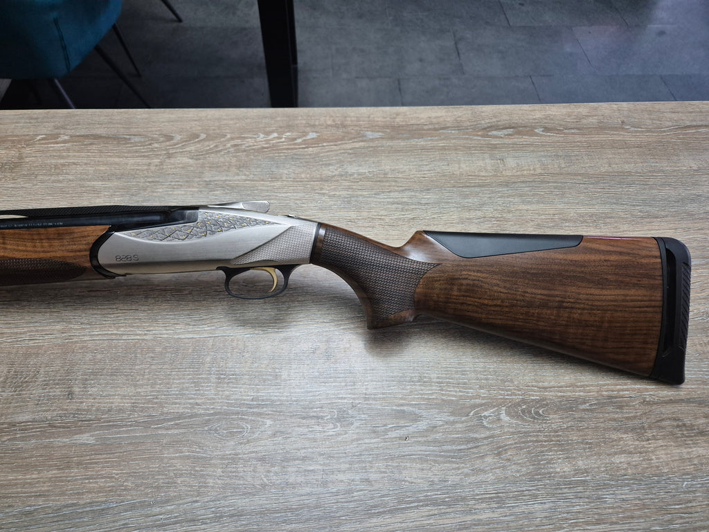 Bock Benelli 828S Silver, cal 12/76, 71cm