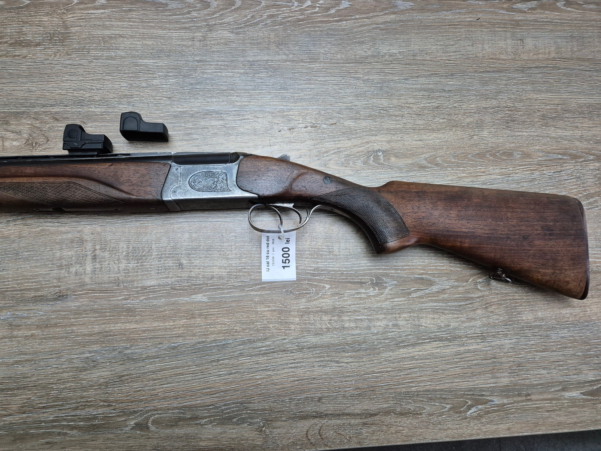 Bock IJ 27E, cal 16, tevi 72cm, red dot Victoptics