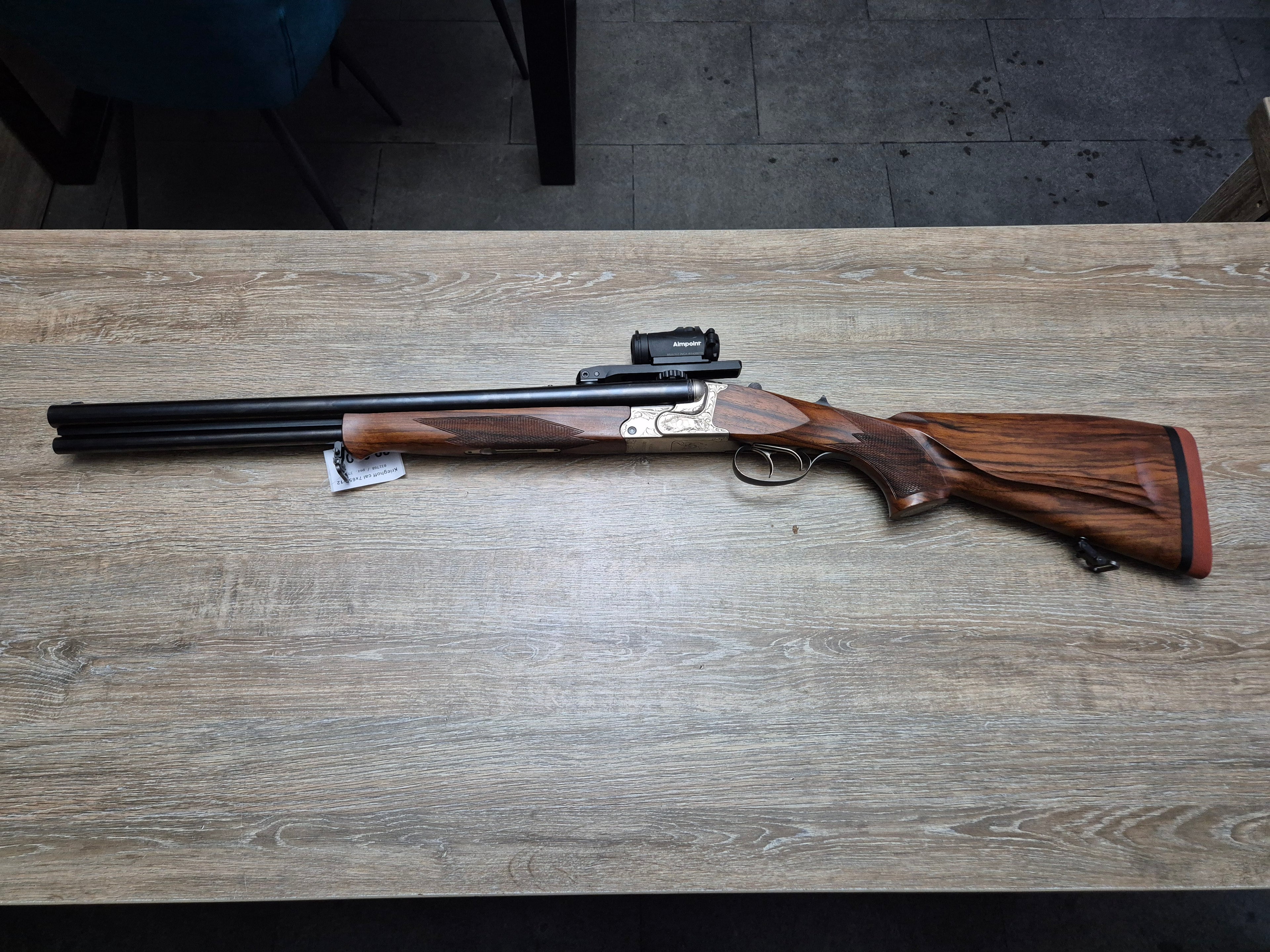 Drilling Krieghoff Optima, cal 7x65R/12, 55cm, Aimpoint Micro H2