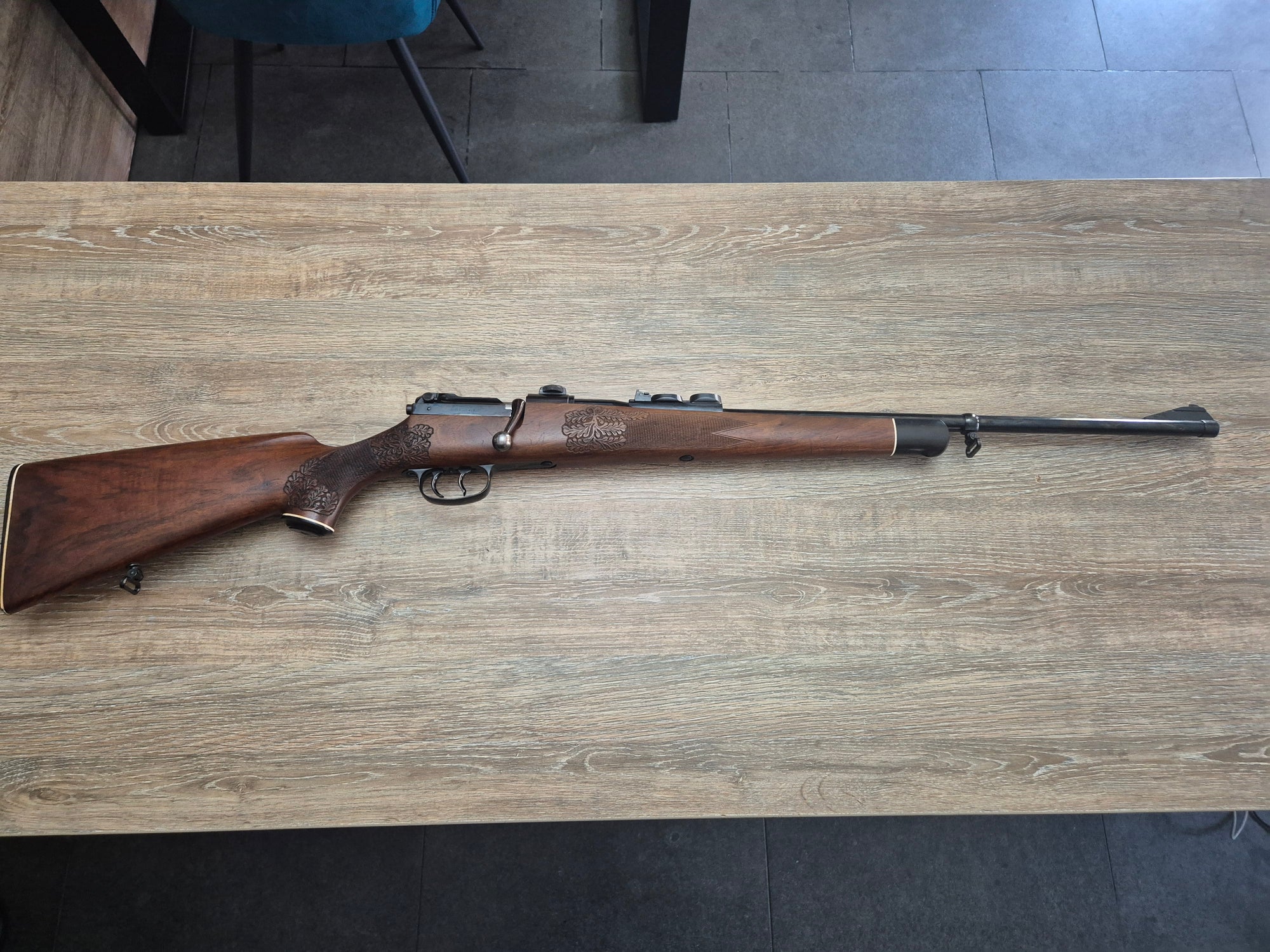 Carabina Mauser 66. cal 7x64, 60cm, inchidere liniara