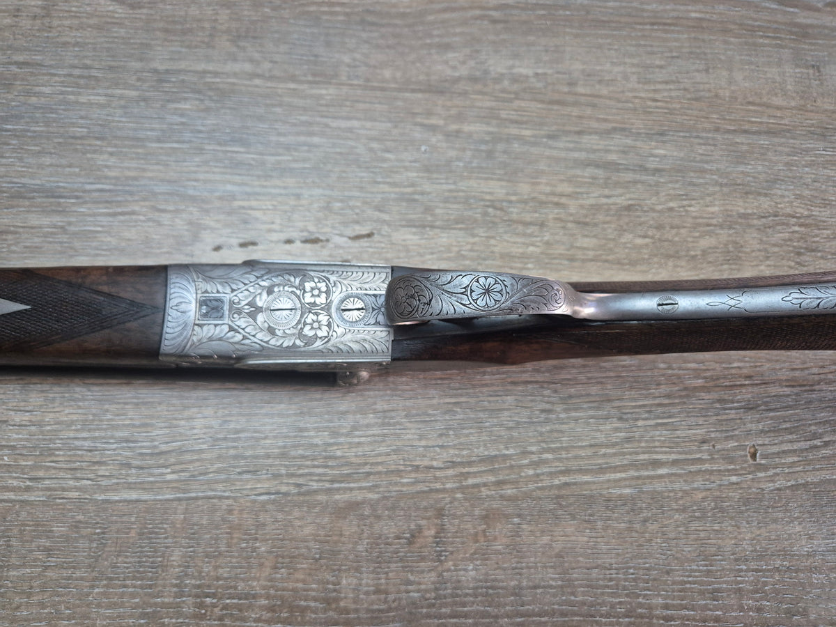 Lisa Eduard Kettner, cal 16, tevi 68cm, pat lemn stil englezesc