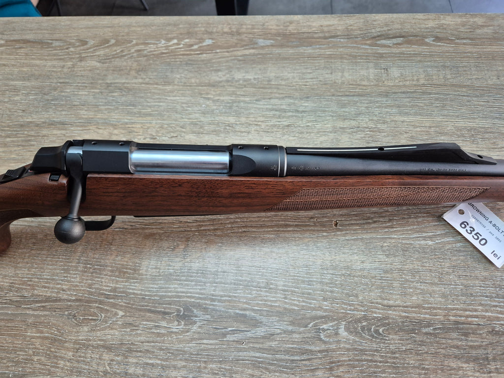 Carabina Browning A-Bolt 3+ Hunter, cal 30-06, 51cm, pat lemn, cătări
