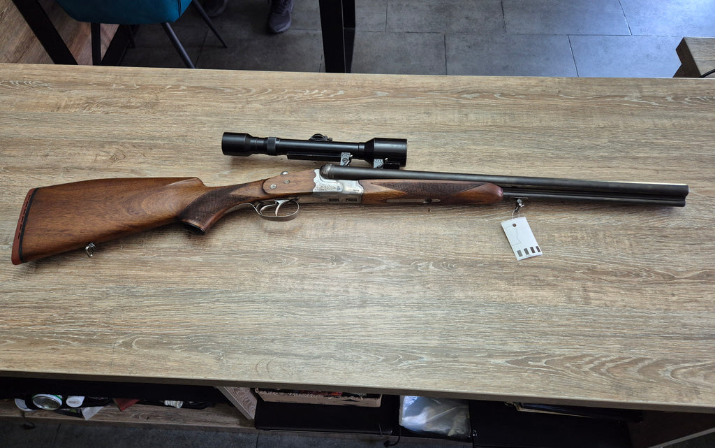 Drilling Krieghoff, cal 8x57JRS/12, tevi 55cm, luneta clasica