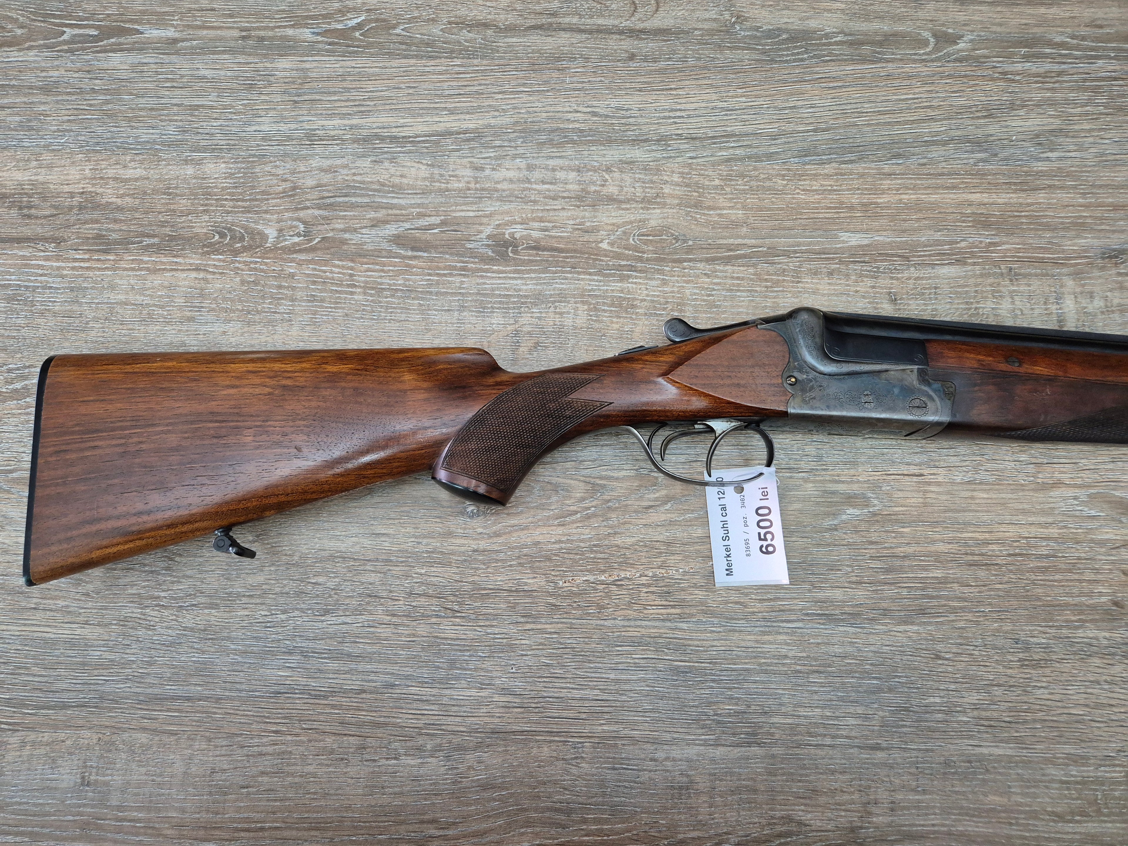 Bock Gebruder Merkel Suhl, cal 12/70, tevi 71cm