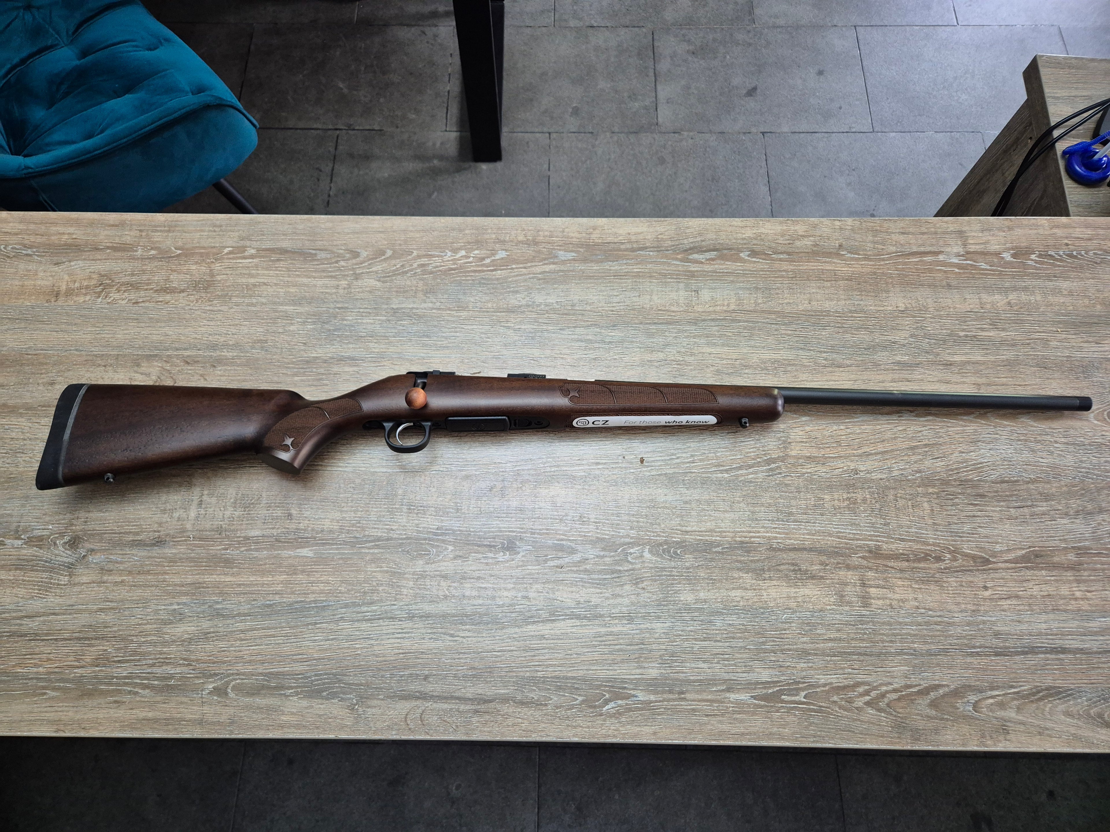 Carabina CZ 600 American, cal 223 rem, 61cm, pat lemn