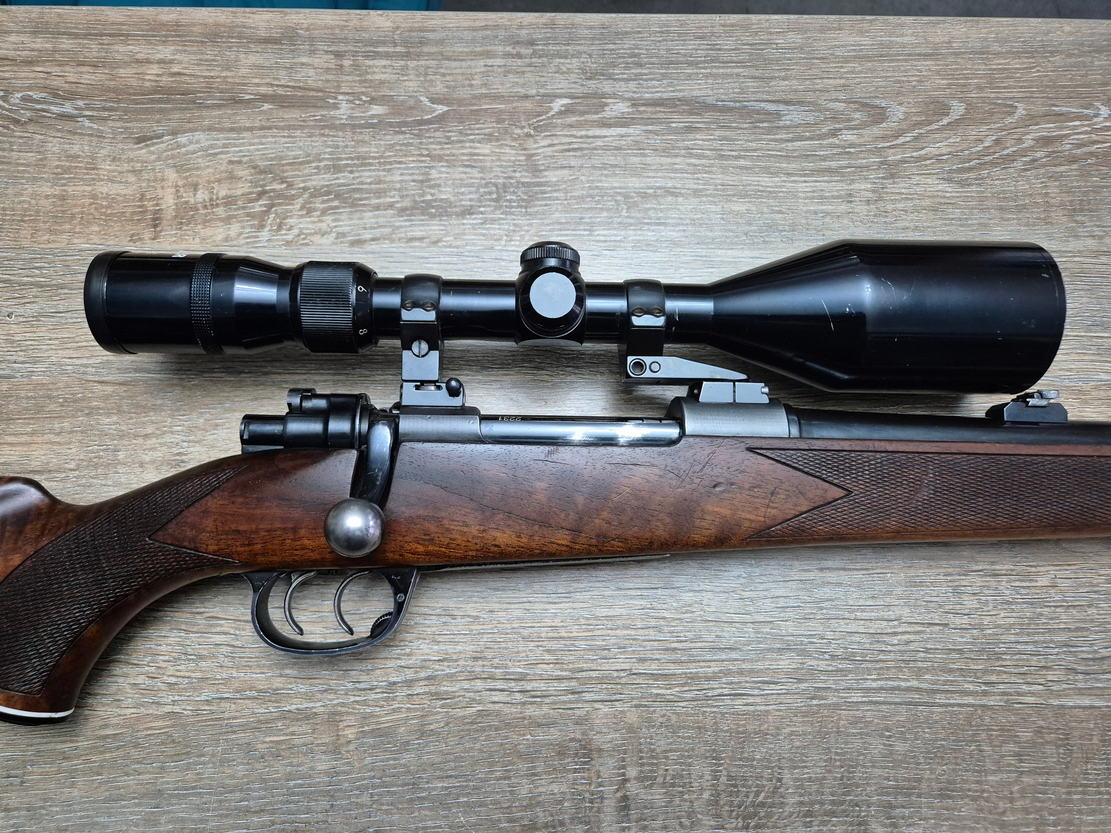 Carabina Mars (Mauser 98), cal 7x64, 60cm, luneta 4-12x56